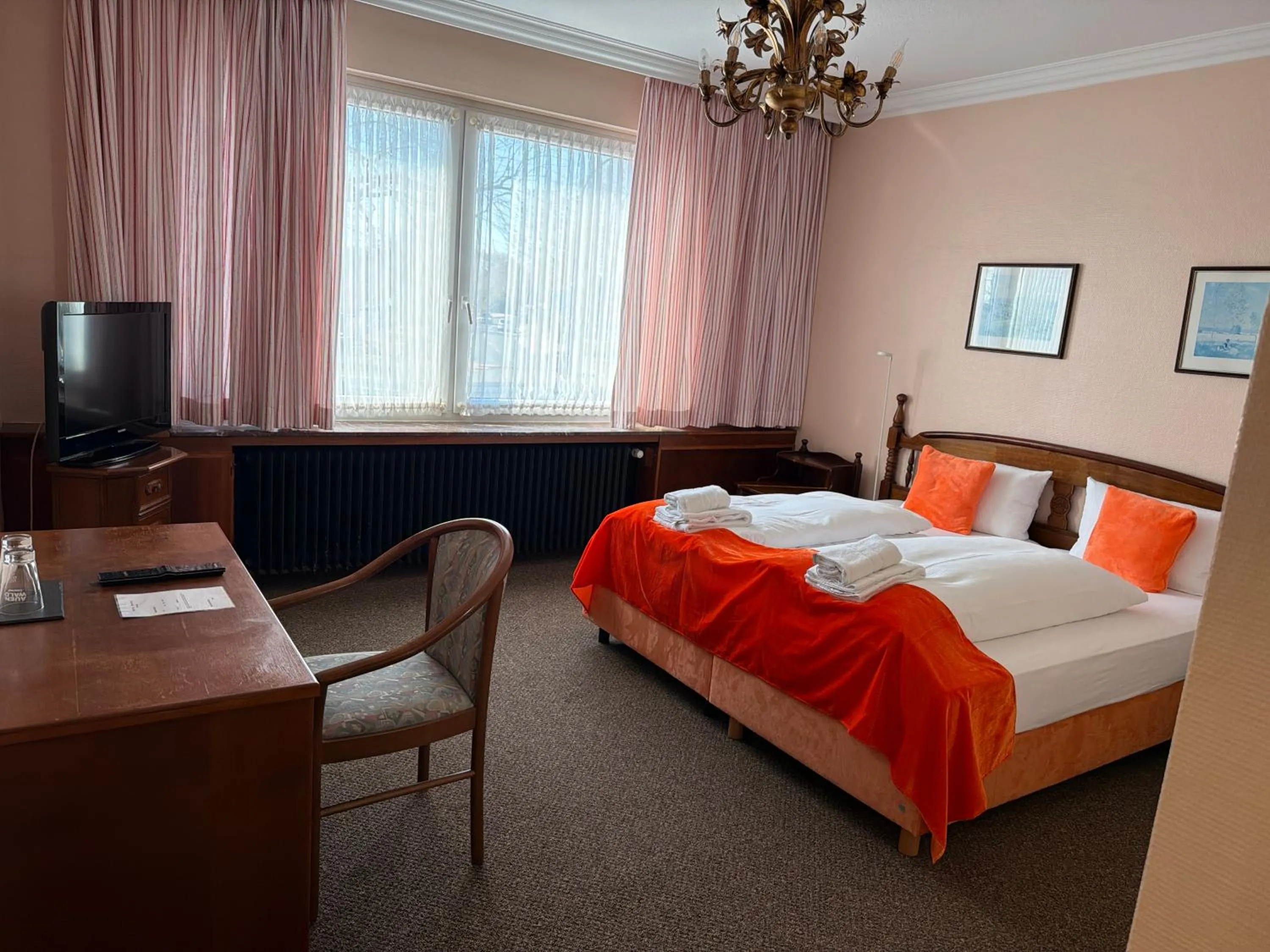 Bed in Hotel Bremer Kreuz