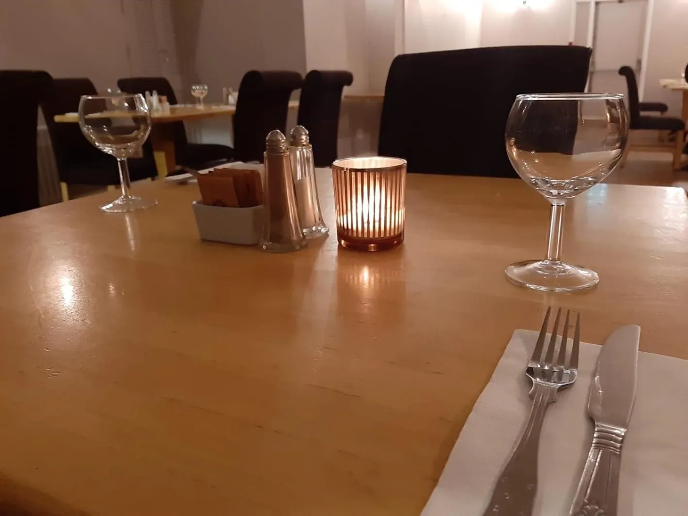 Seating area in The Town House Hotel