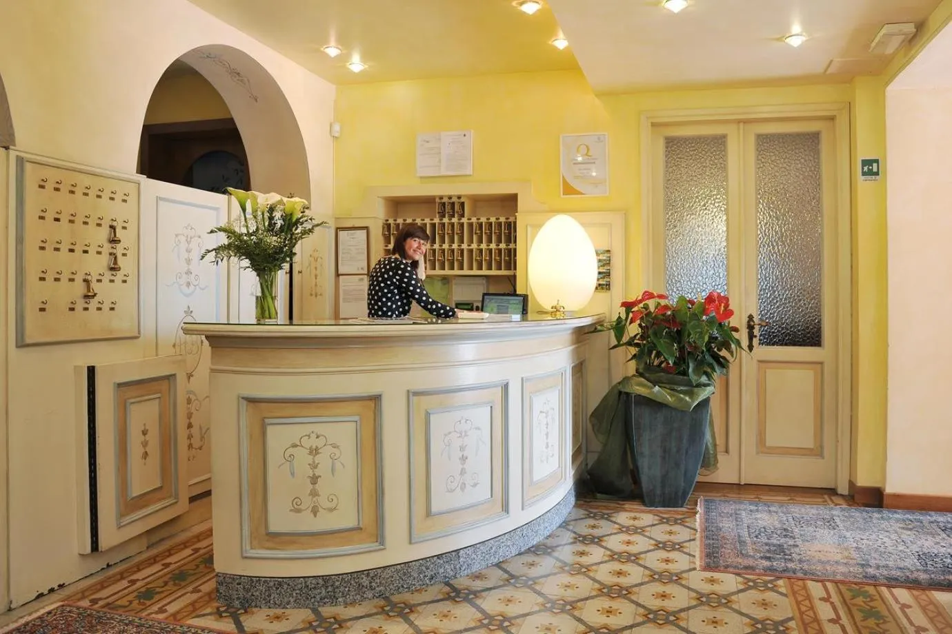 Lobby or reception in Hotel Bellevue