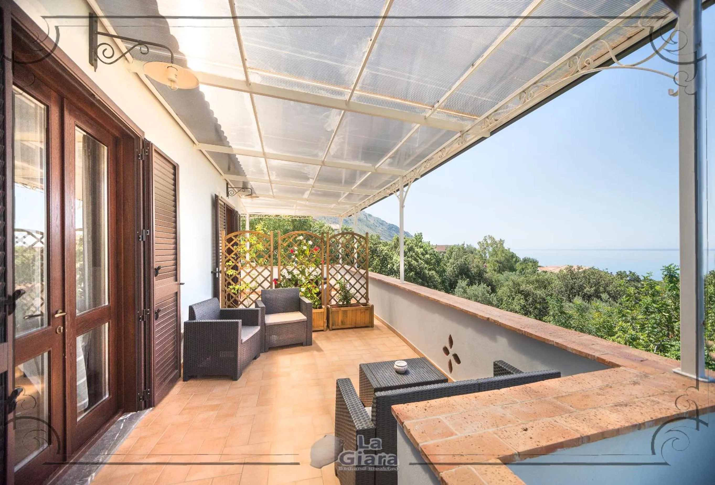 Balcony/Terrace in B&b La Giara