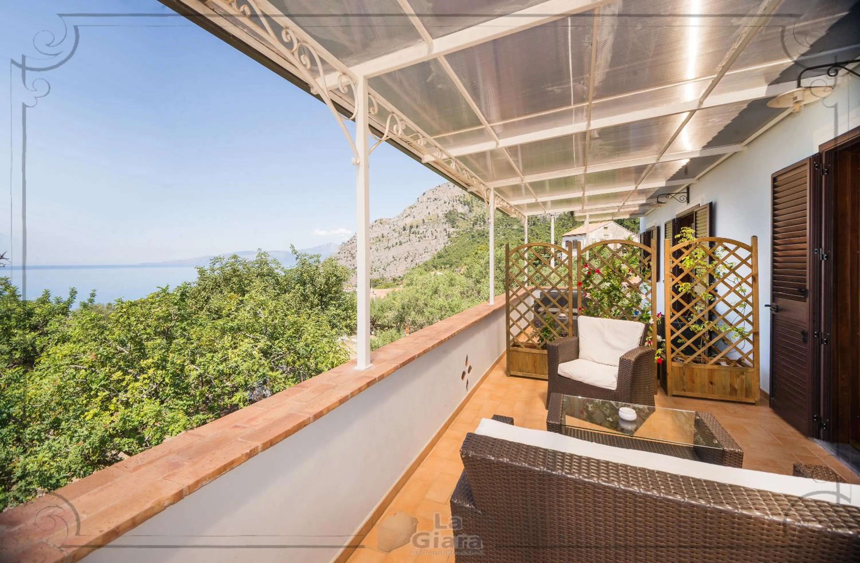 Balcony/Terrace in B&b La Giara