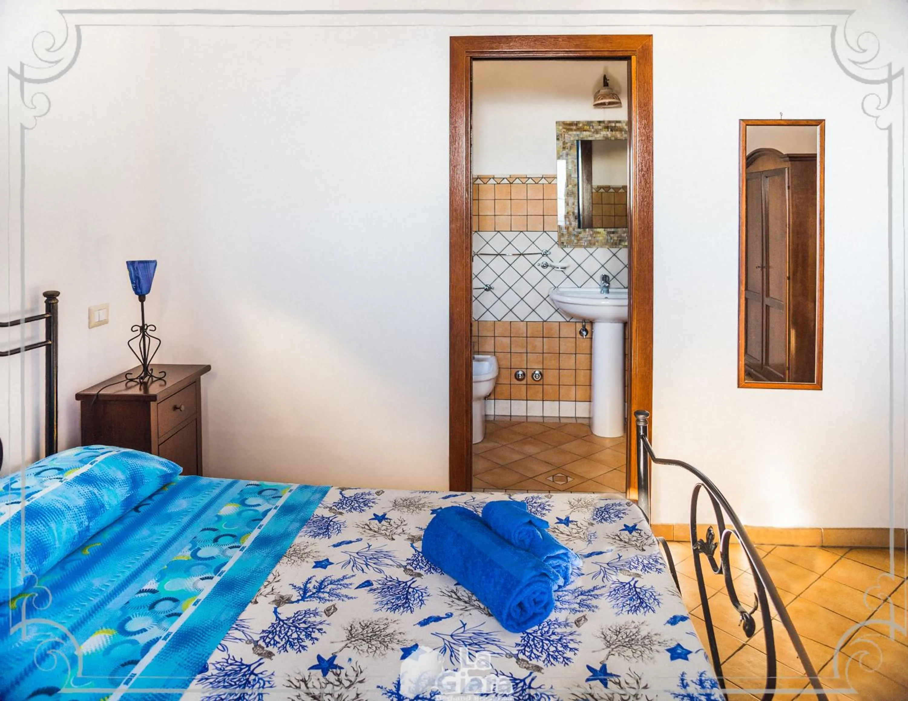 Photo of the whole room, Bed in B&b La Giara