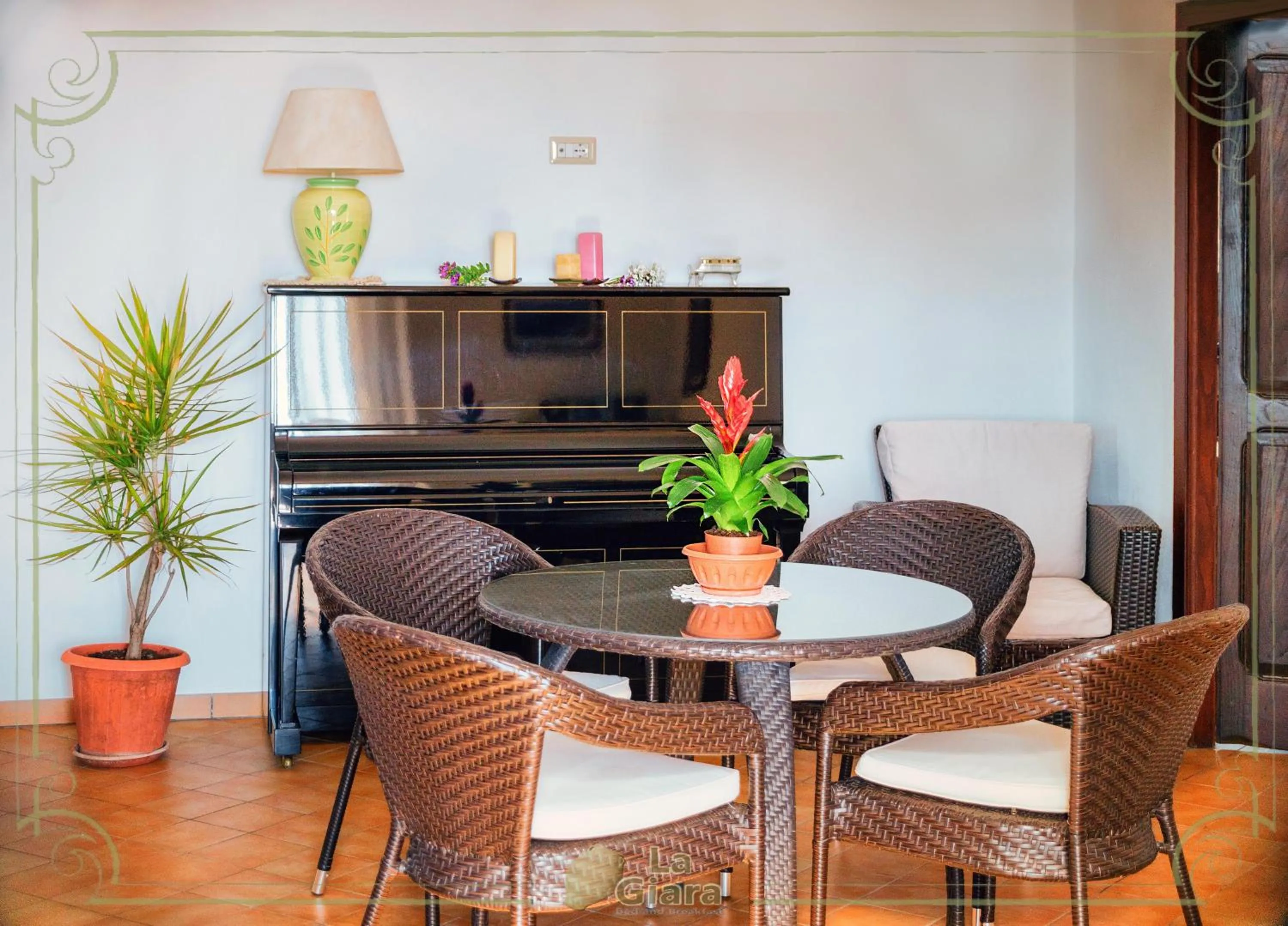 Seating area in B&b La Giara