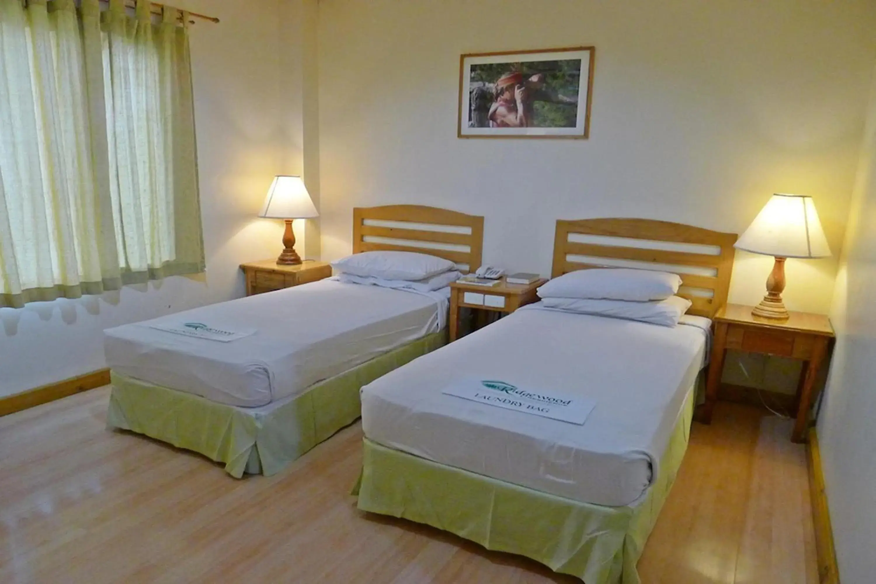 Twin Room in Ridgewood Hotel Baguio near The Mansion Twin Room in Ridgewood Hotel Baguio near The Mansion