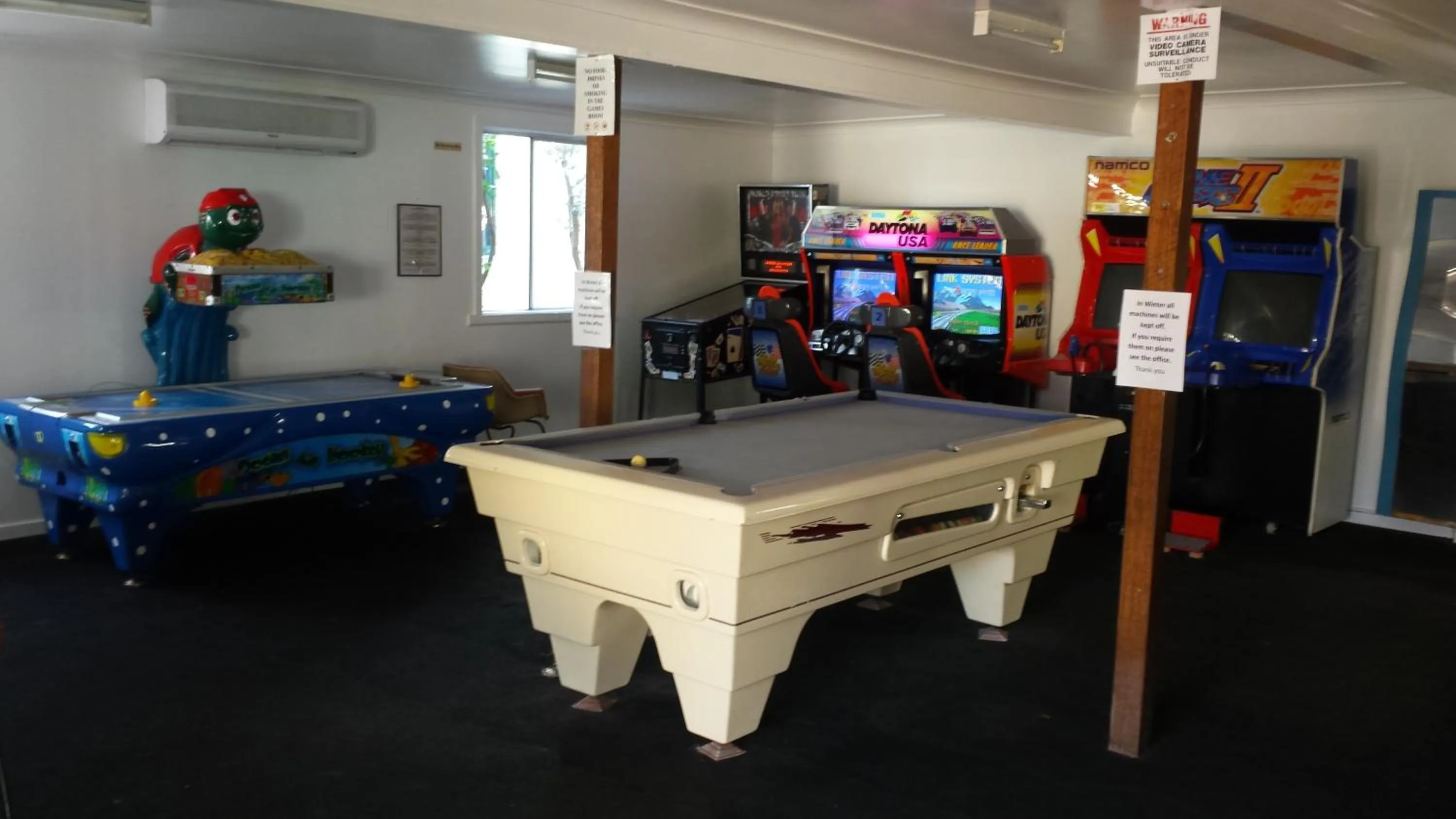 Game Room in Smugglers Cove Holiday Village