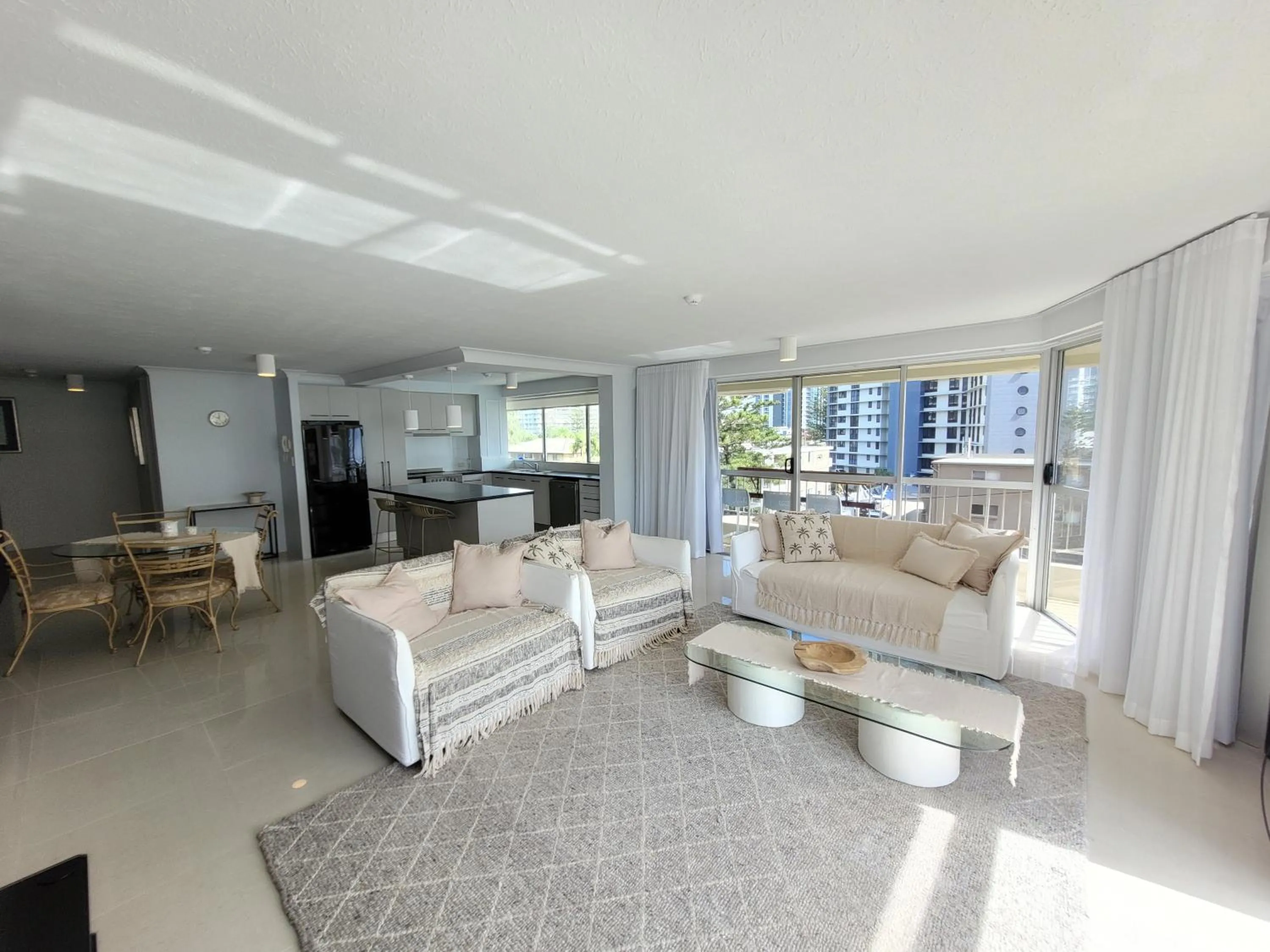 Living room in Surfers Chalet
