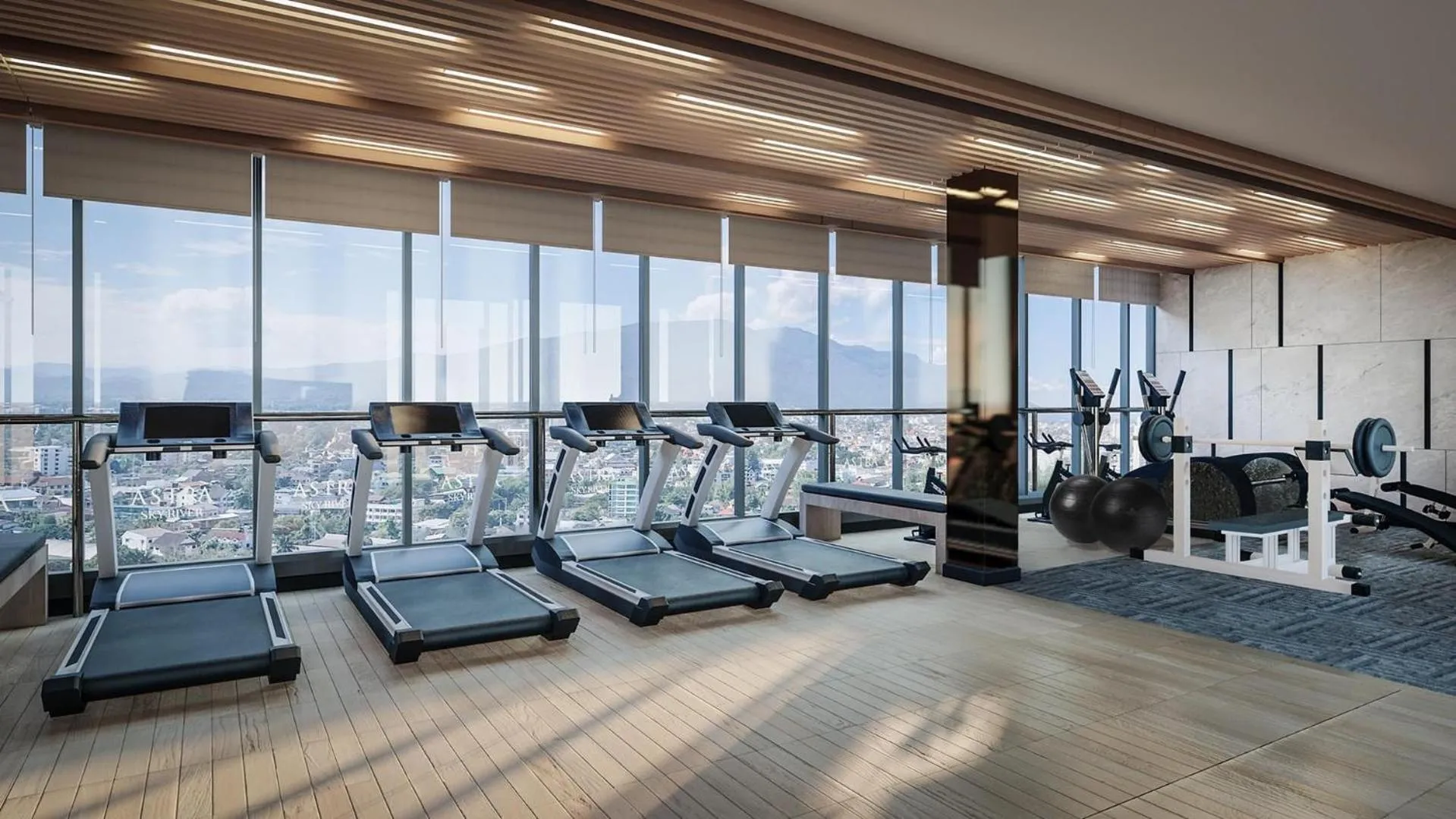 Fitness centre/facilities in Family Suite Nice Pool Full Facilities Self Check