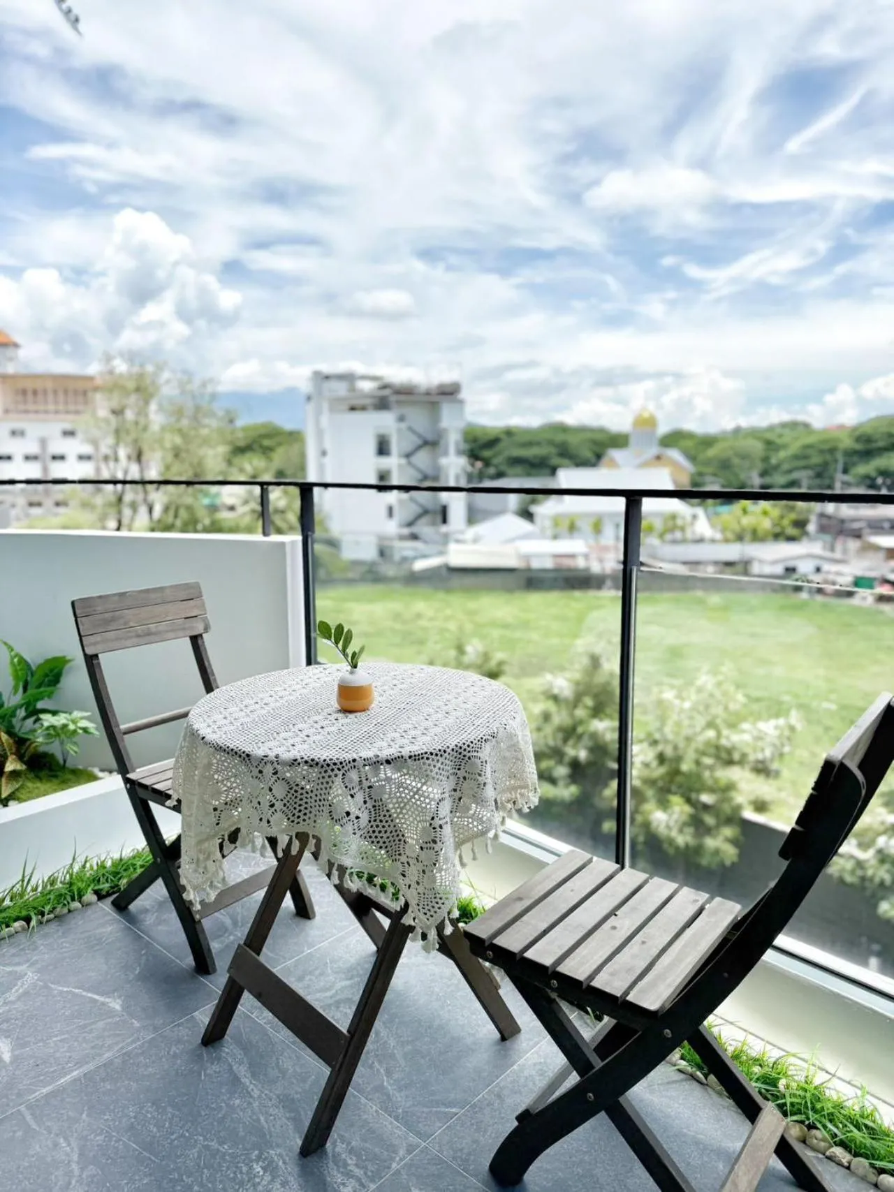 Balcony/Terrace in Family Suite Nice Pool Full Facilities Self Check