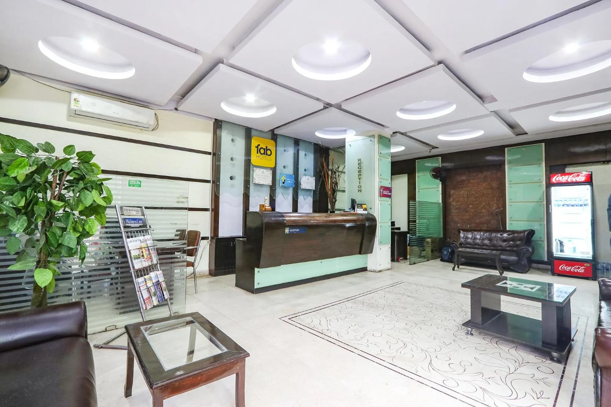 Lobby or reception in FabHotel Royal Residency II - Nr Lakdikapul Metro Station