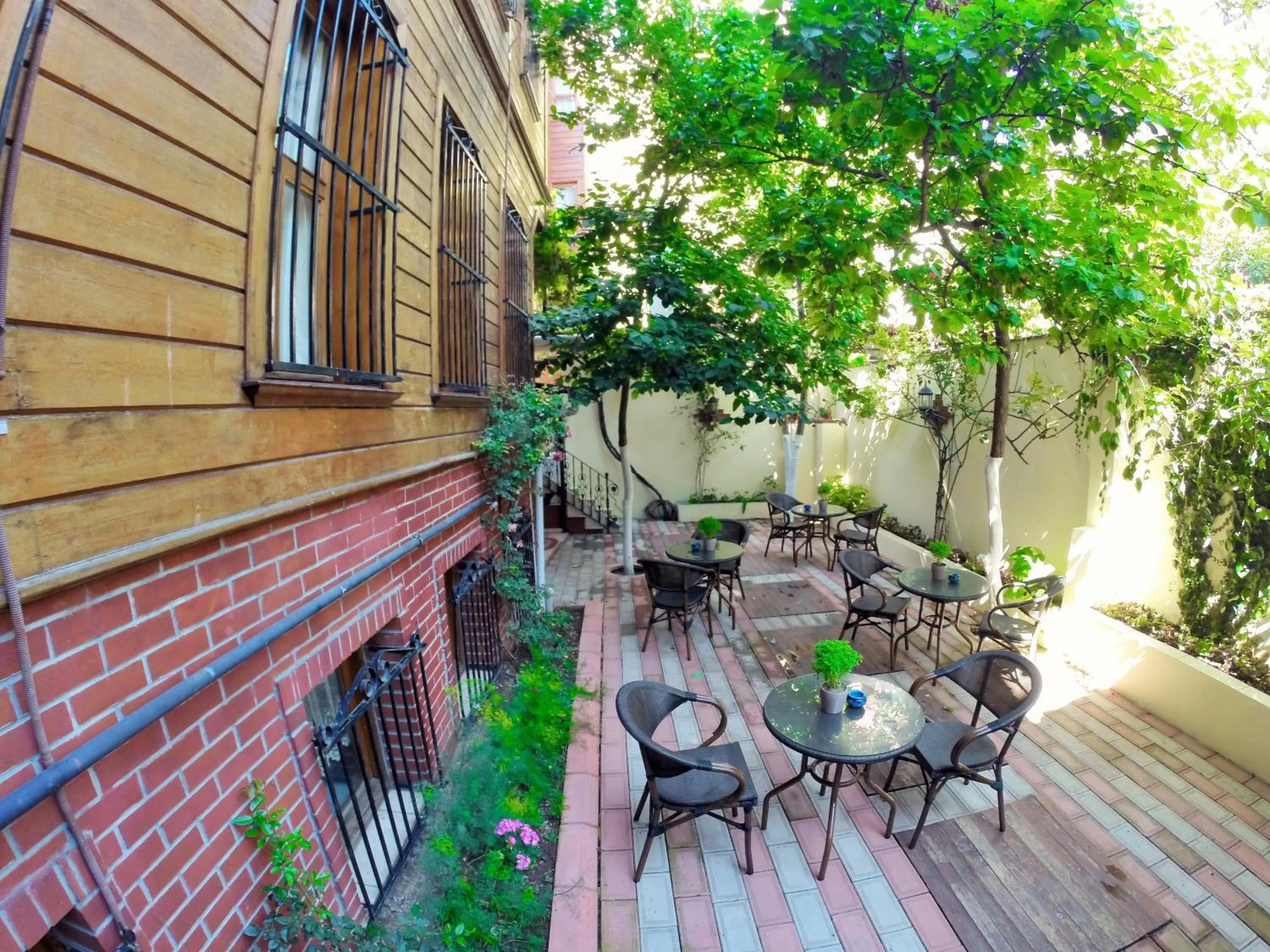 Garden view in Ottoman's Pearl Hotel