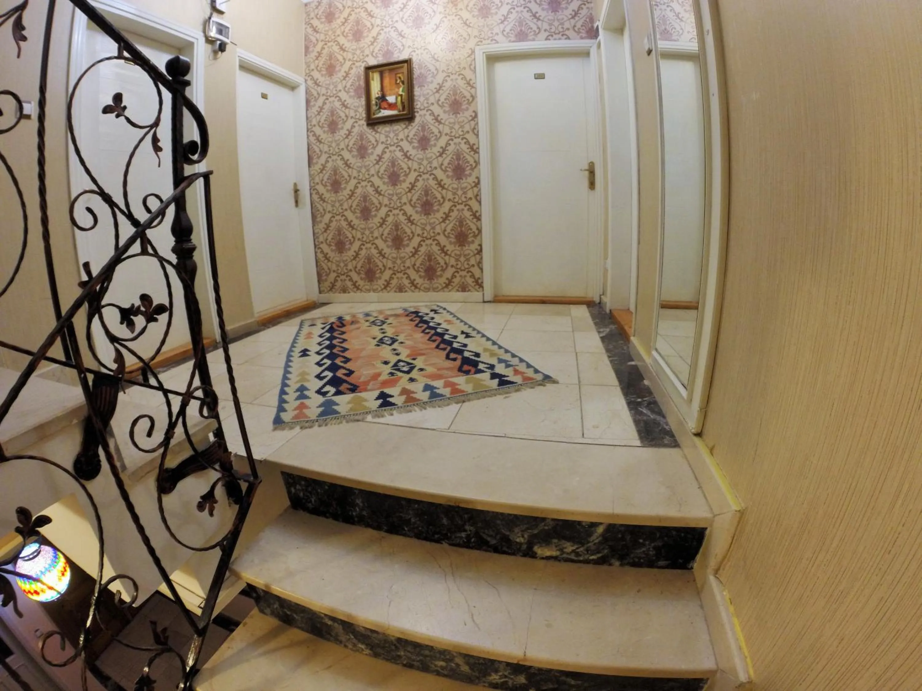 Decorative detail, Bed in Ottoman's Pearl Hotel