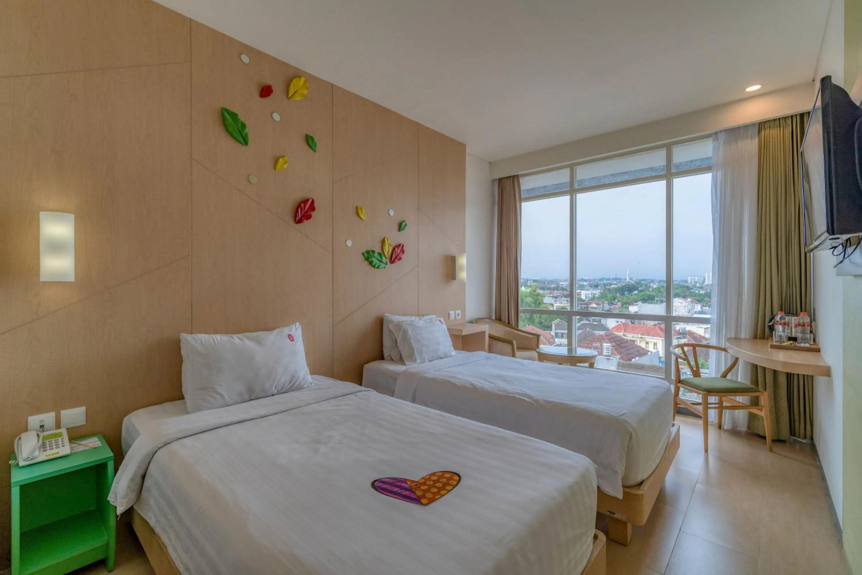 Bedroom, Bed in Ascent Hotel & Cafe Malang