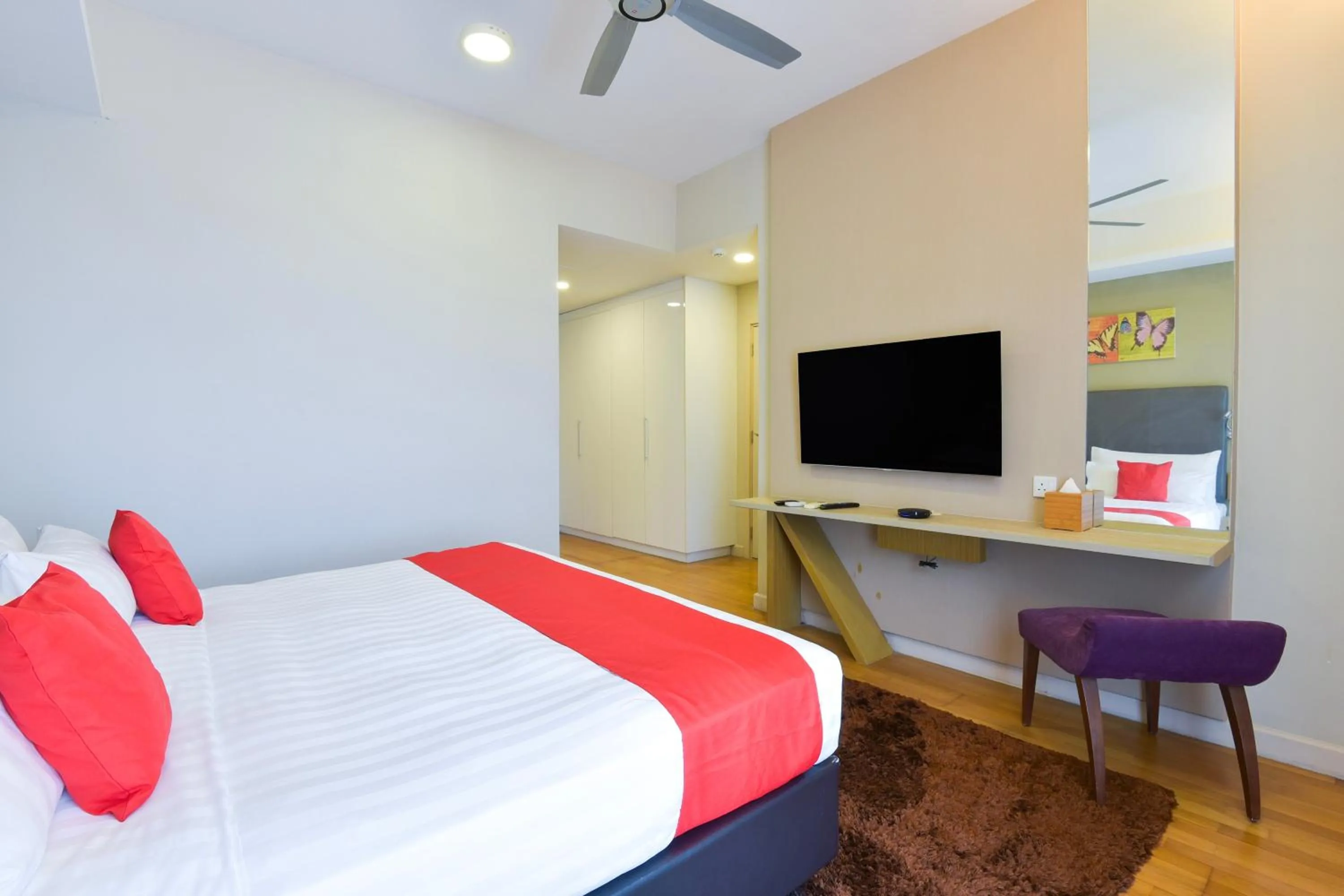 Bedroom, Bed in Palette Bukit Bintang Formerly Suasana Suites