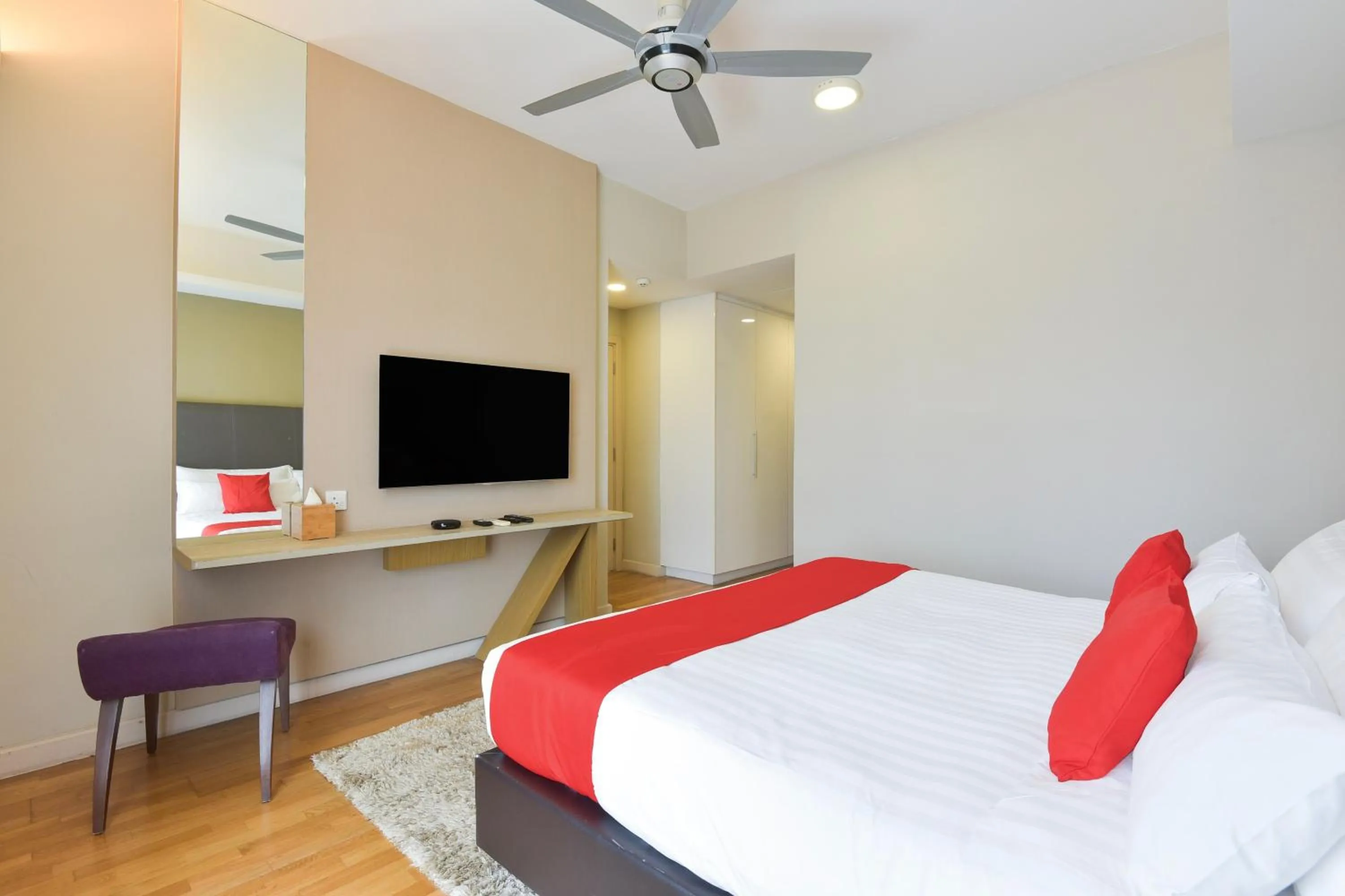 Bedroom, Bed in Palette Bukit Bintang Formerly Suasana Suites