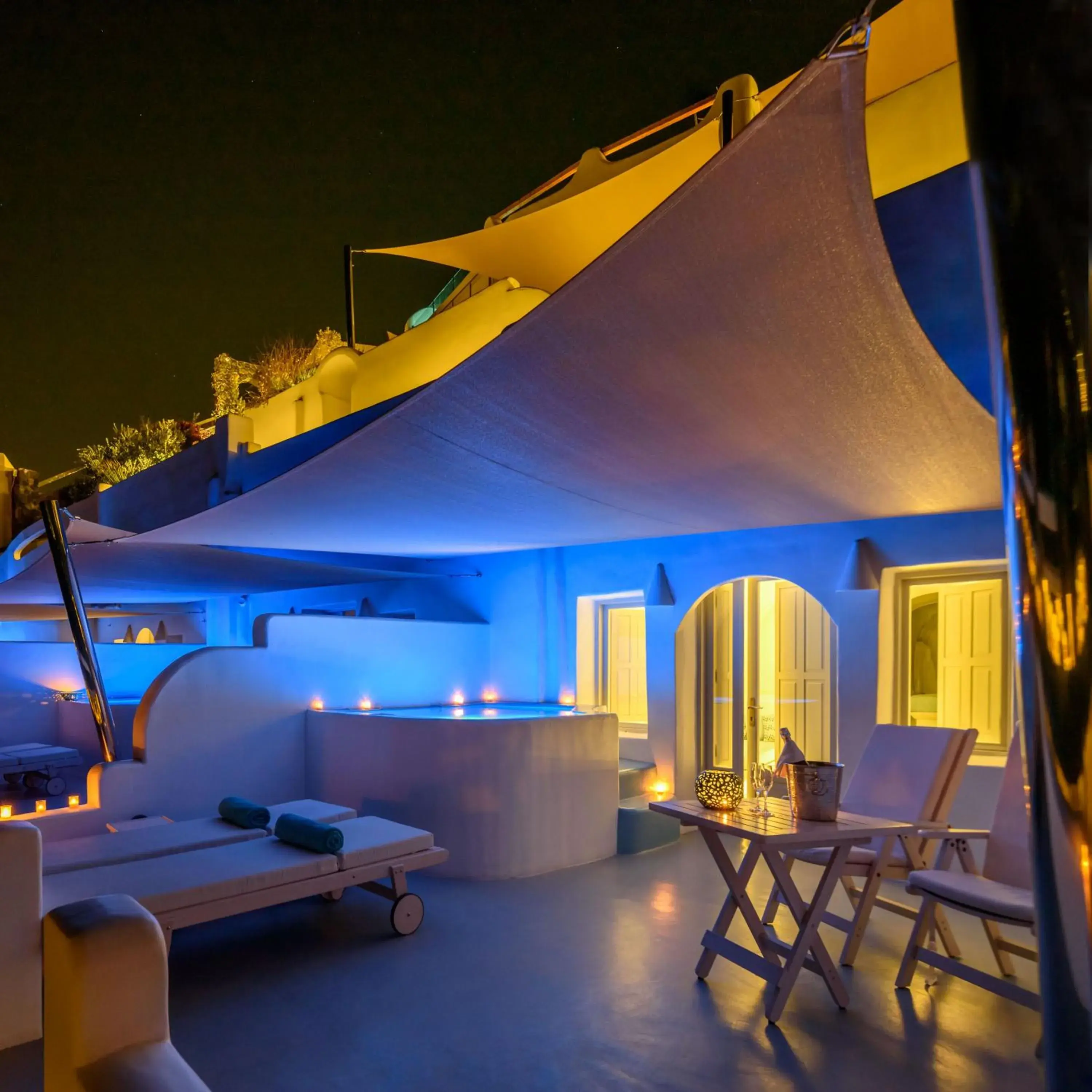 Premium Suite with Caldera view and Jacuzzi in Thirea Suites Premium Suite with Caldera view and Jacuzzi in Thirea Suites