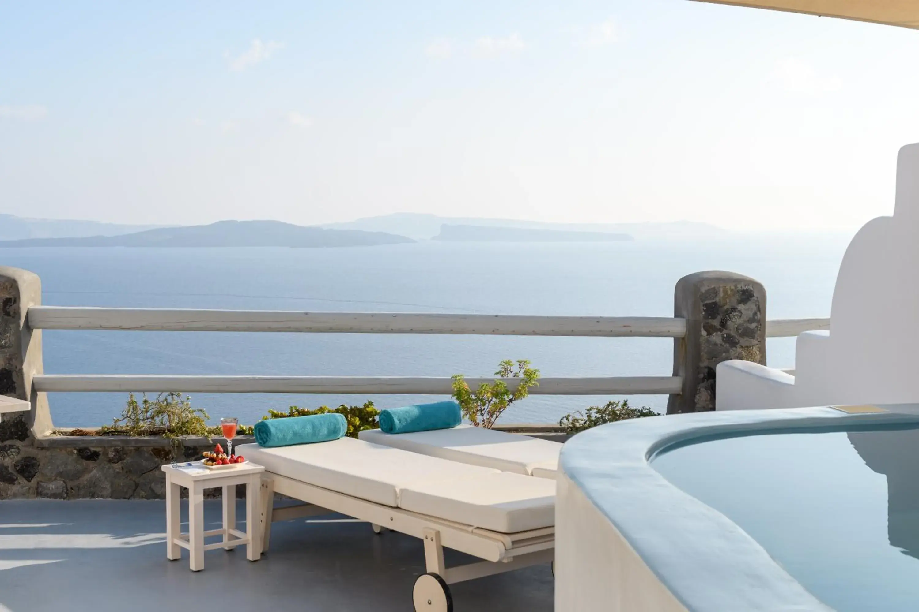 Premium Suite with Caldera view and Jacuzzi in Thirea Suites Premium Suite with Caldera view and Jacuzzi in Thirea Suites