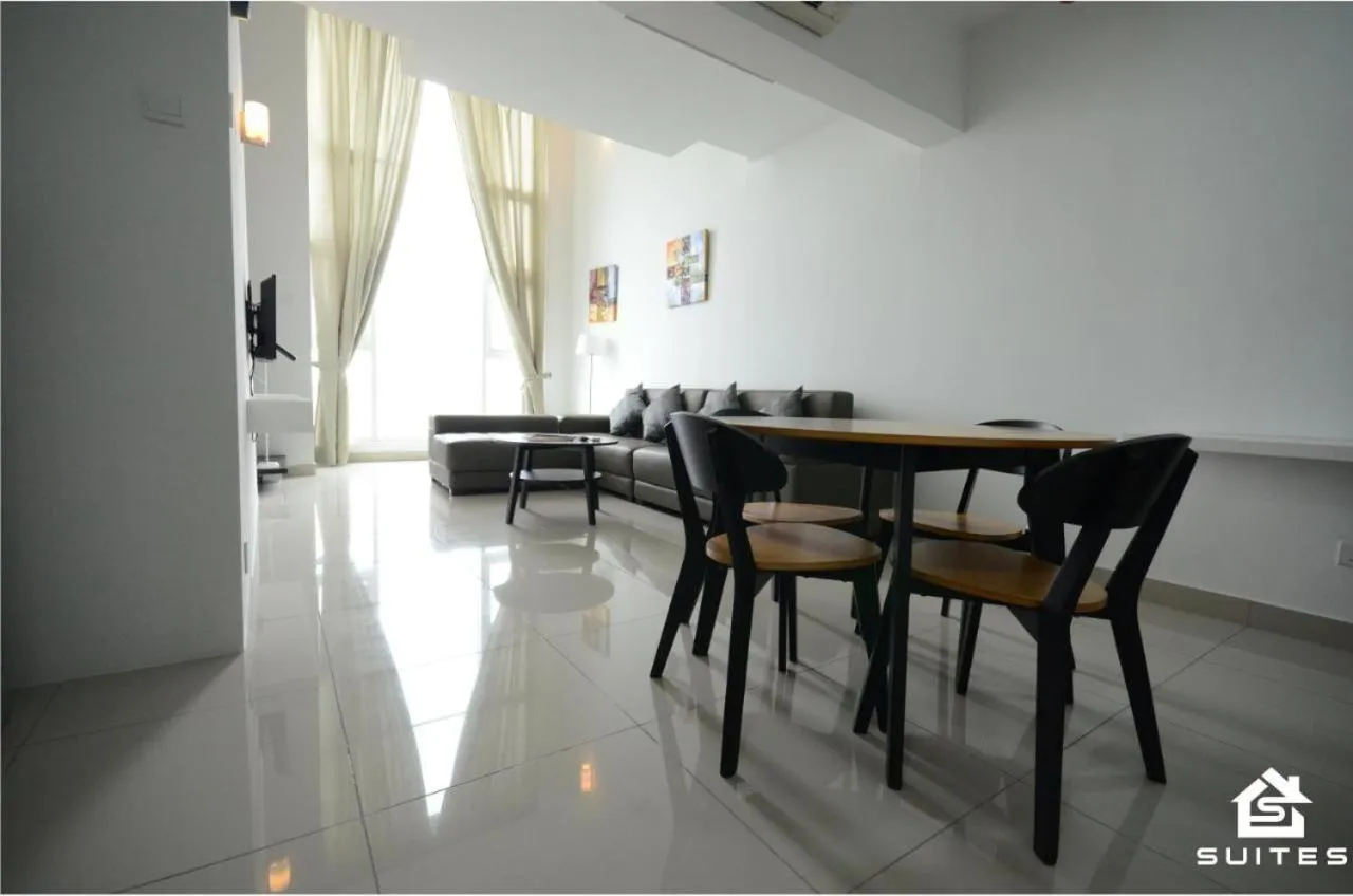 Living room in S-Suites@The Scott Garden