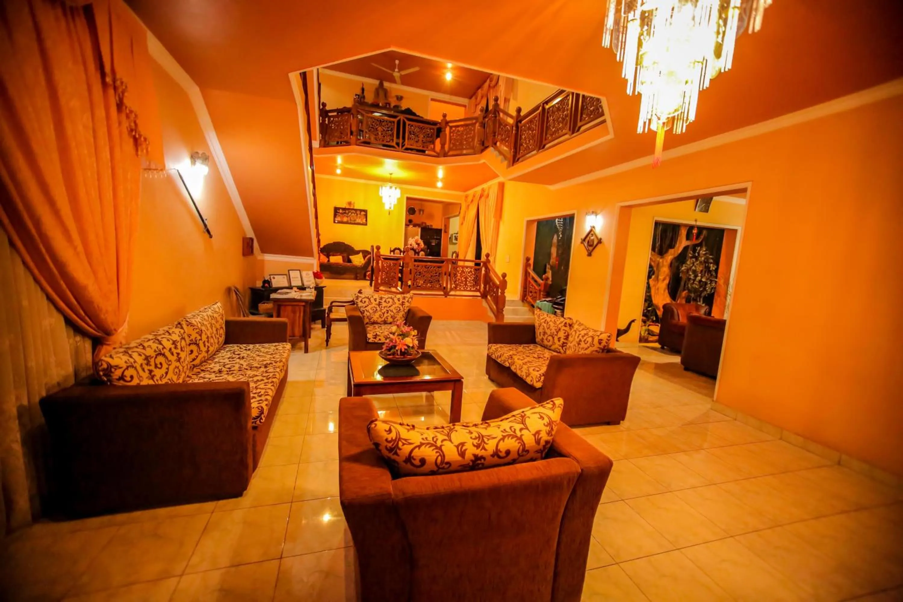 Lobby or reception in The Frangipani motel