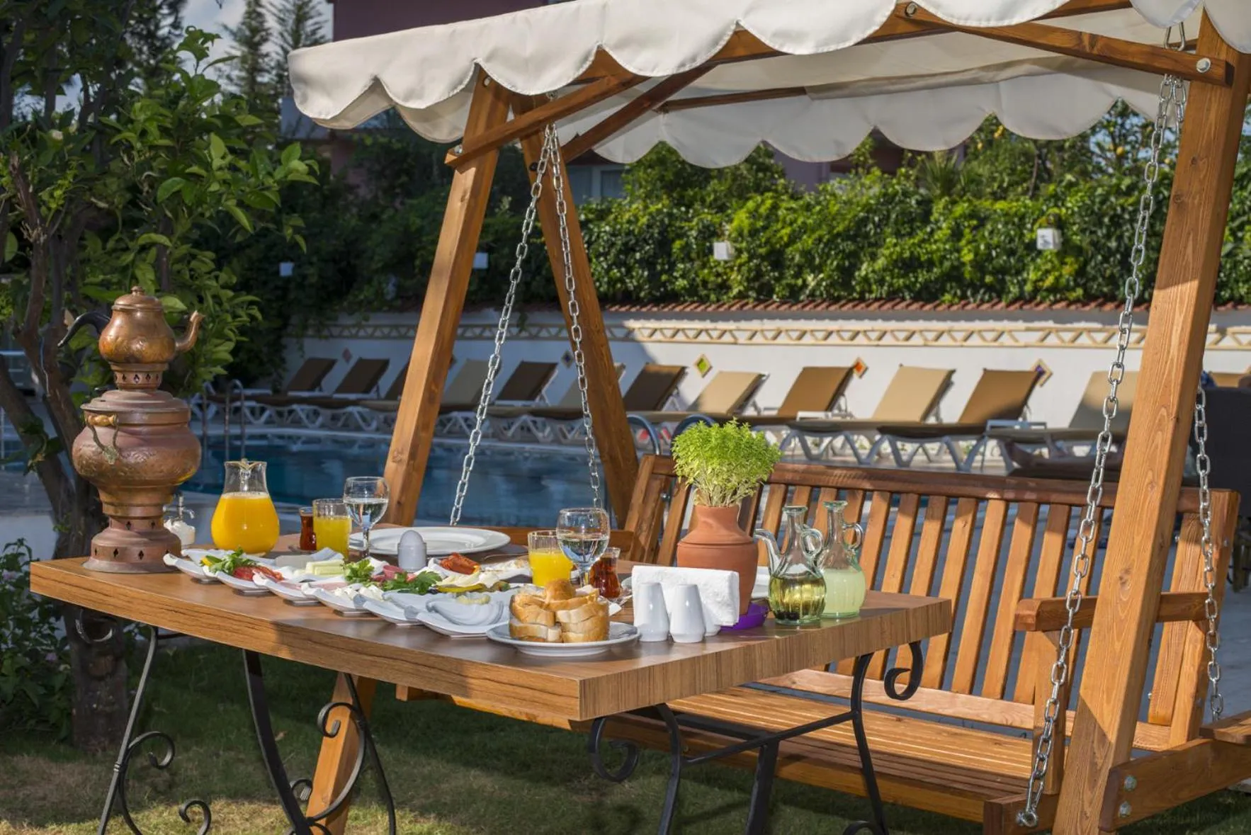 Food close-up in Amore Hotel Teki̇rova