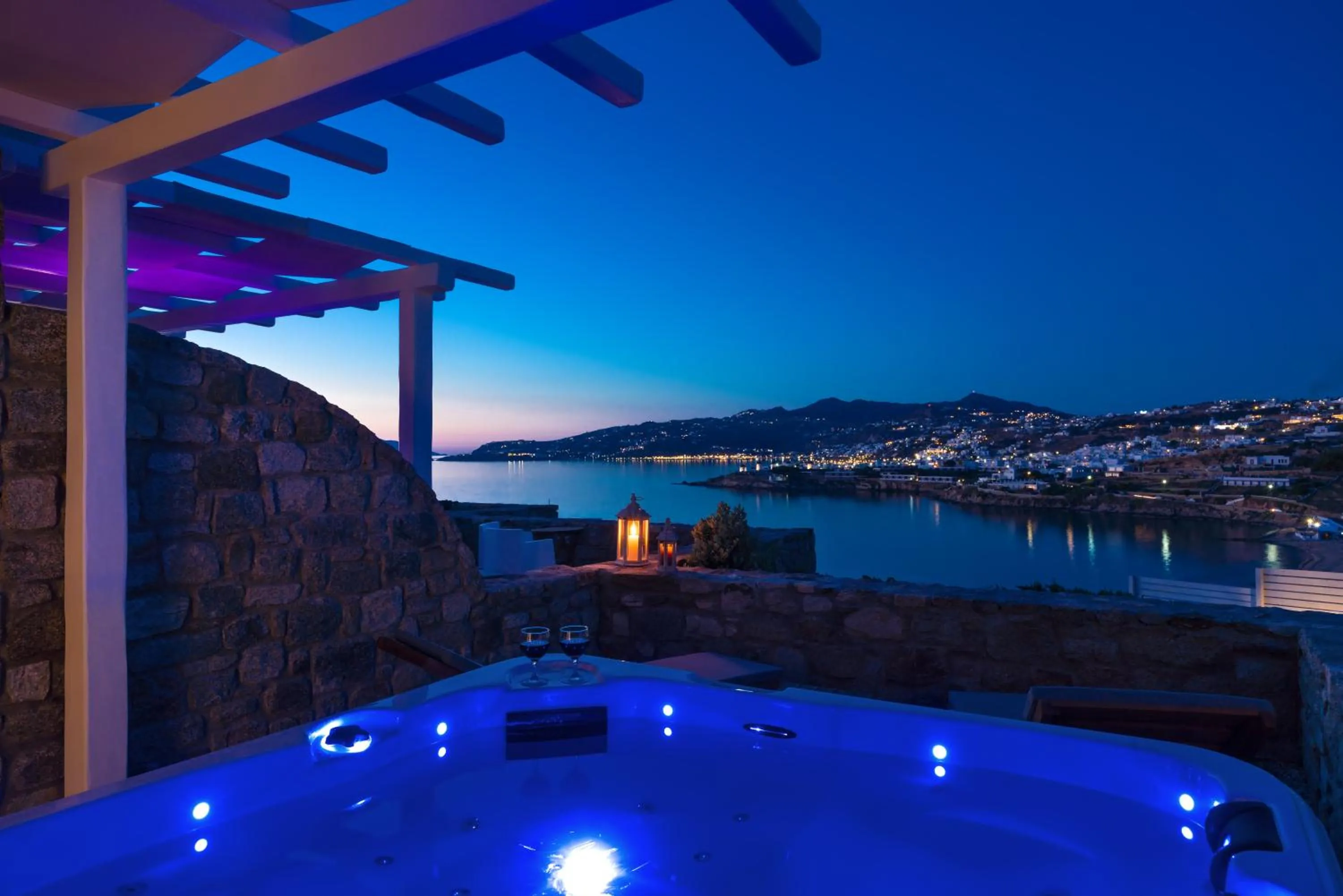 Night in Cape Mykonos