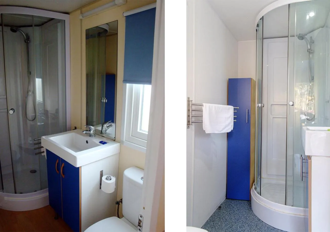 Shower in Parque de Campismo Orbitur Angeiras