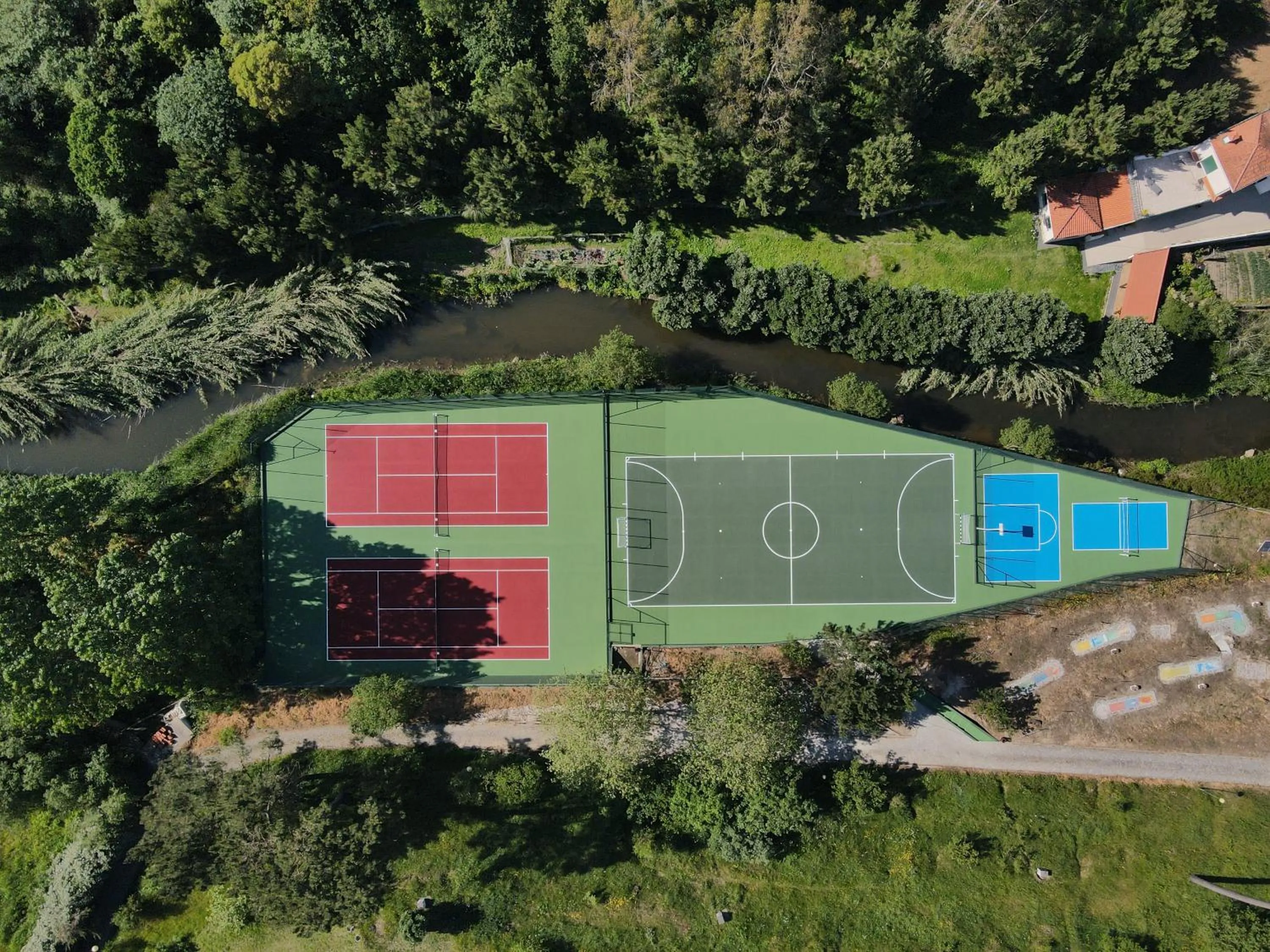 Bird's eye view in Parque de Campismo Orbitur Angeiras