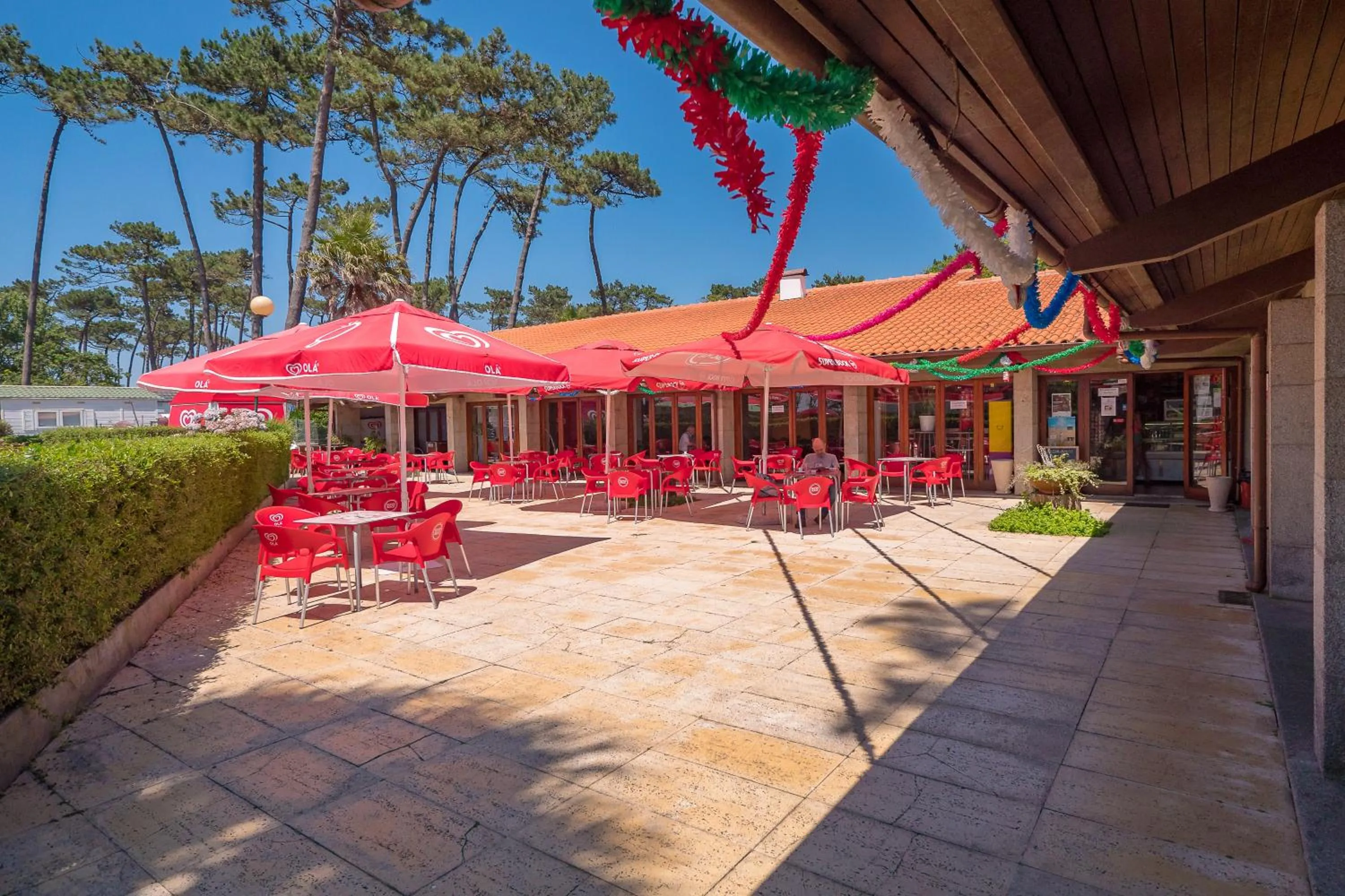 Balcony/Terrace in Parque de Campismo Orbitur Angeiras