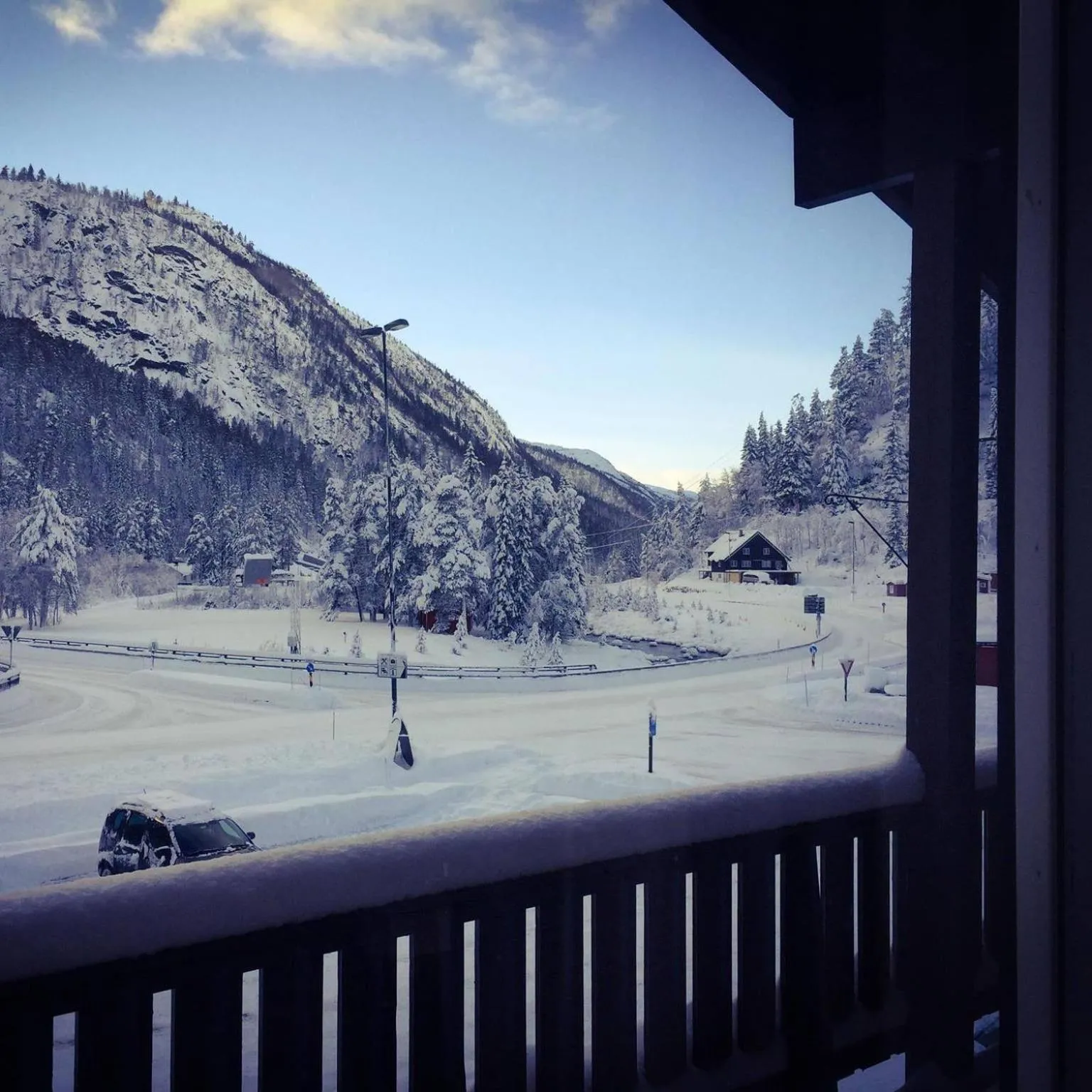 Winter in Haukeli Hotel