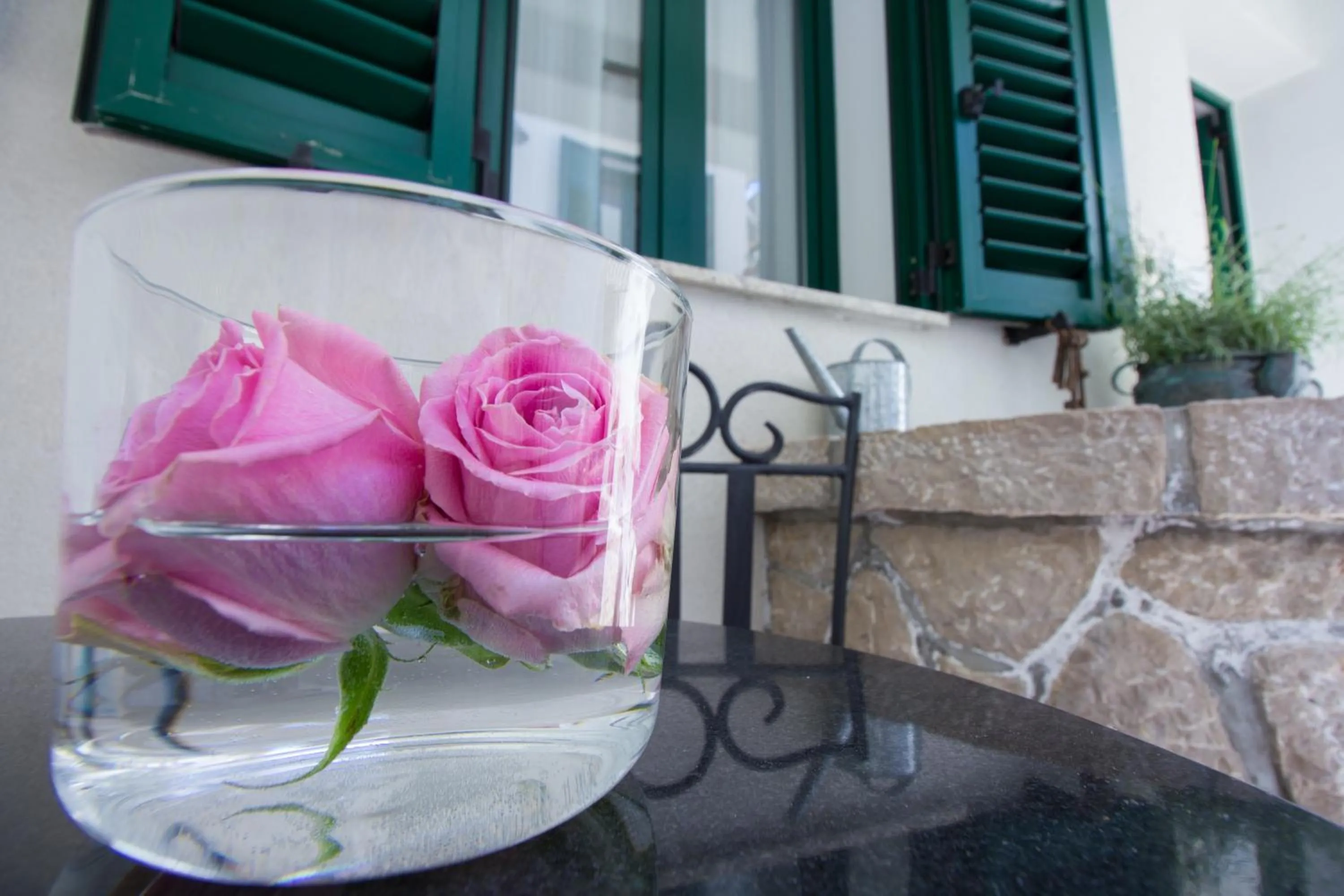 Balcony/Terrace in Apartments Baška