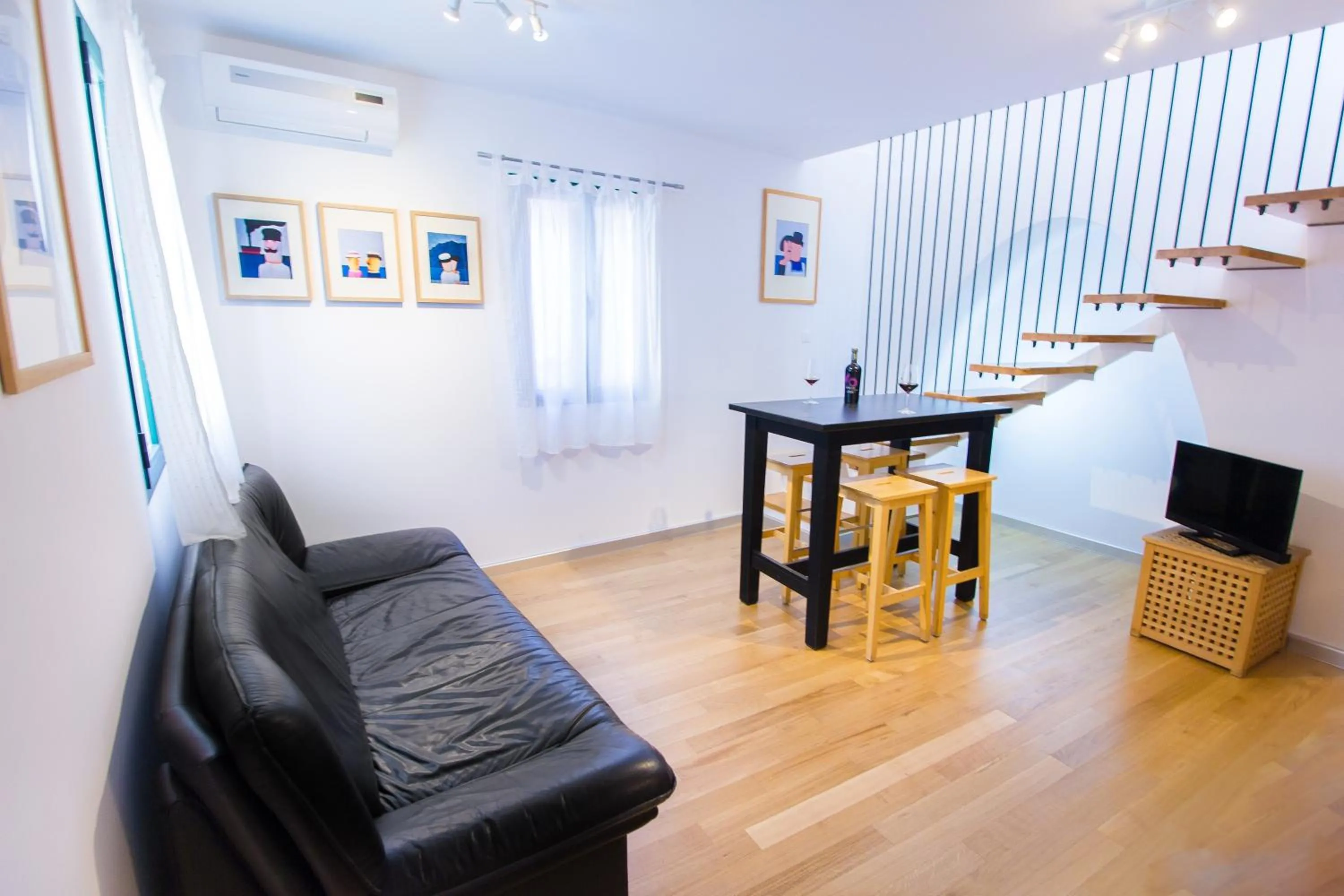 Living room in Apartments Baška