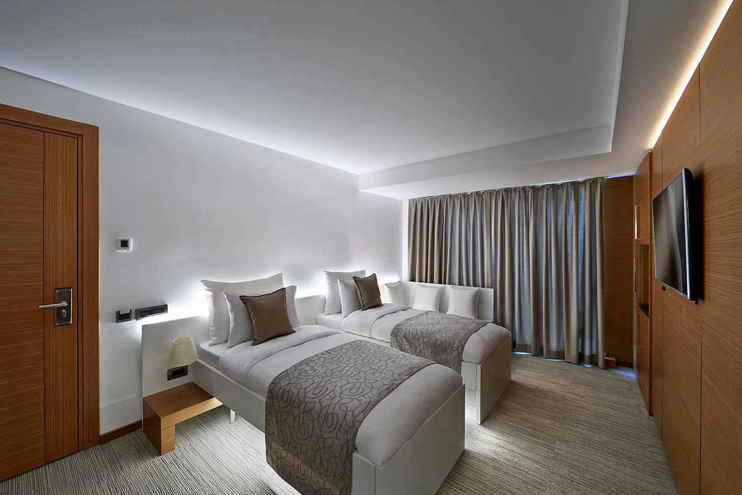 Bed in Milport Hotel Levent Istanbul
