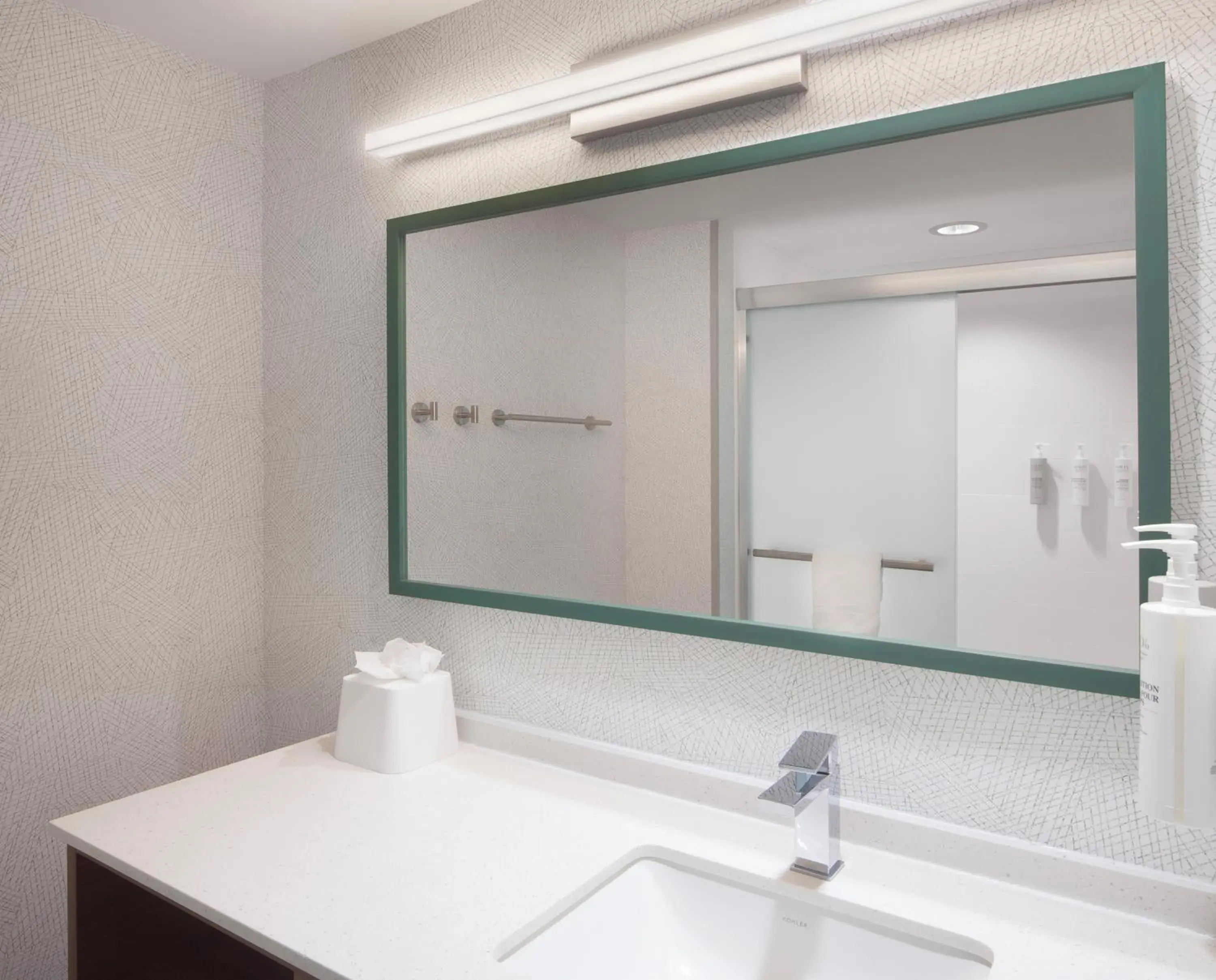 Bathroom in Home2 Suites By Hilton Owensboro Bathroom in Home2 Suites By Hilton Owensboro