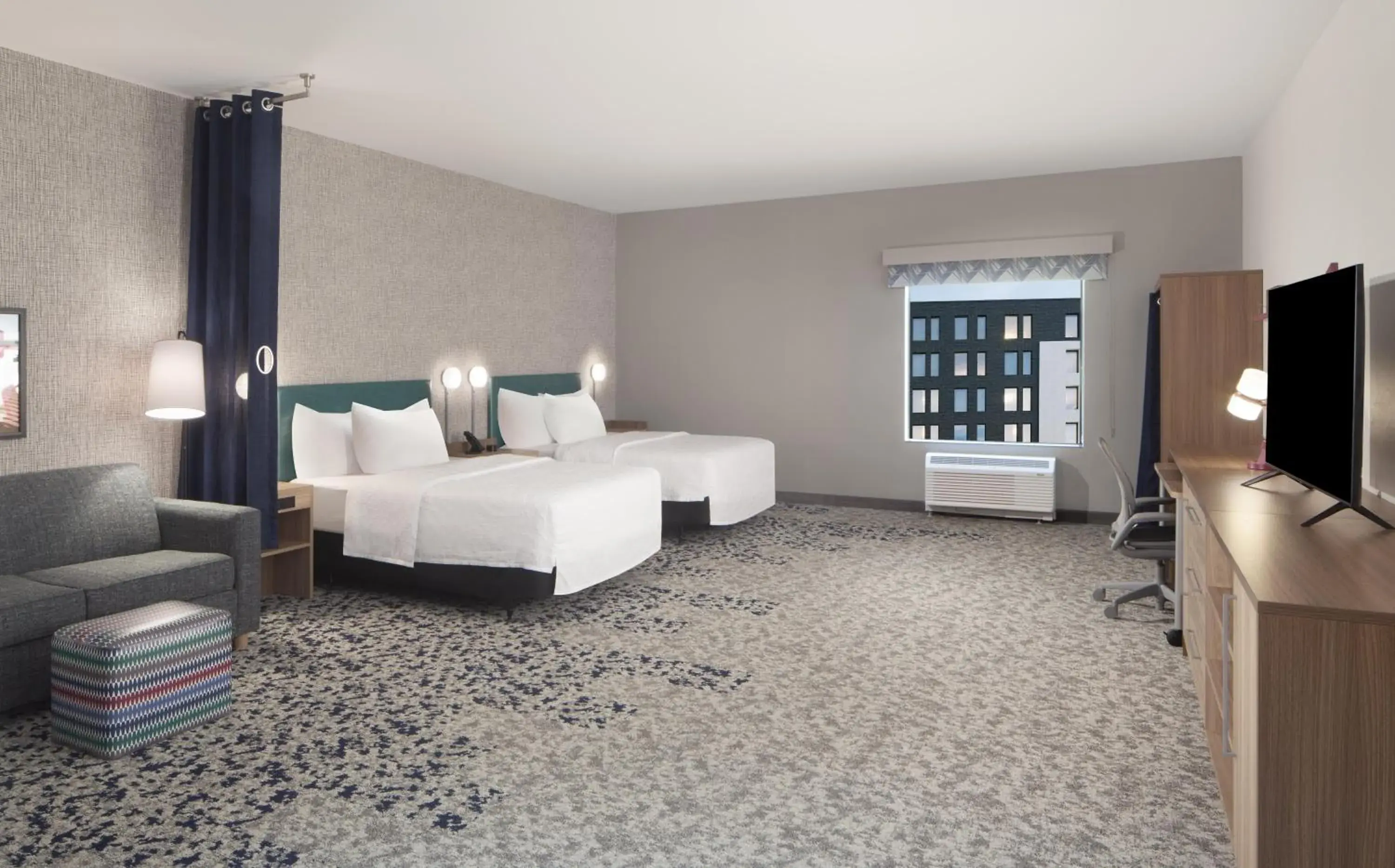 Living room, Bed in Home2 Suites By Hilton Owensboro Living room, Bed in Home2 Suites By Hilton Owensboro