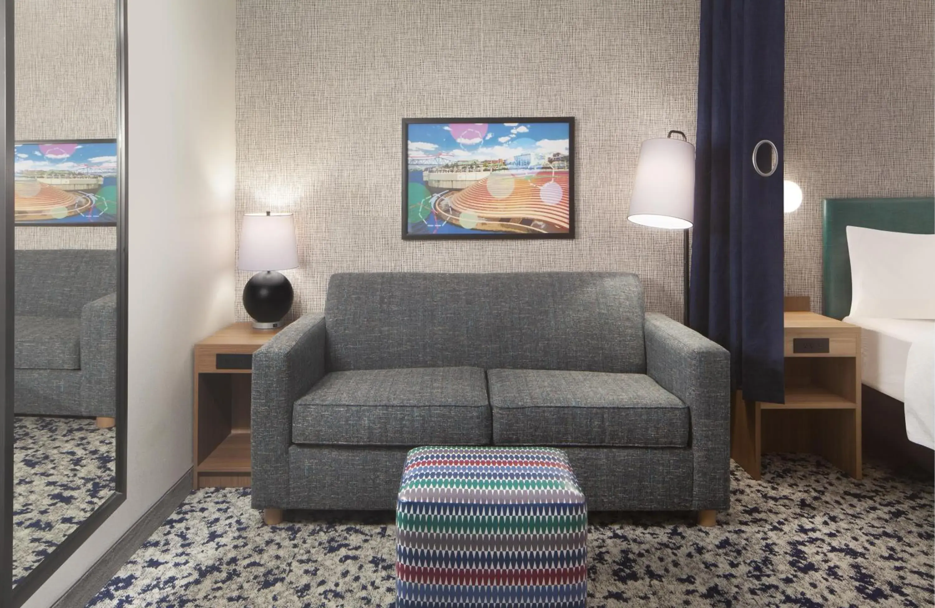 Living room, Bed in Home2 Suites By Hilton Owensboro Living room, Bed in Home2 Suites By Hilton Owensboro