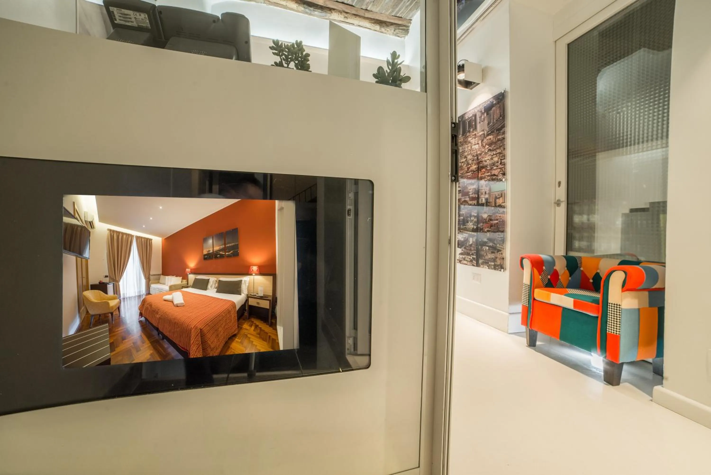 Lobby or reception, Bed in Chiaia 197 Deluxe Residence