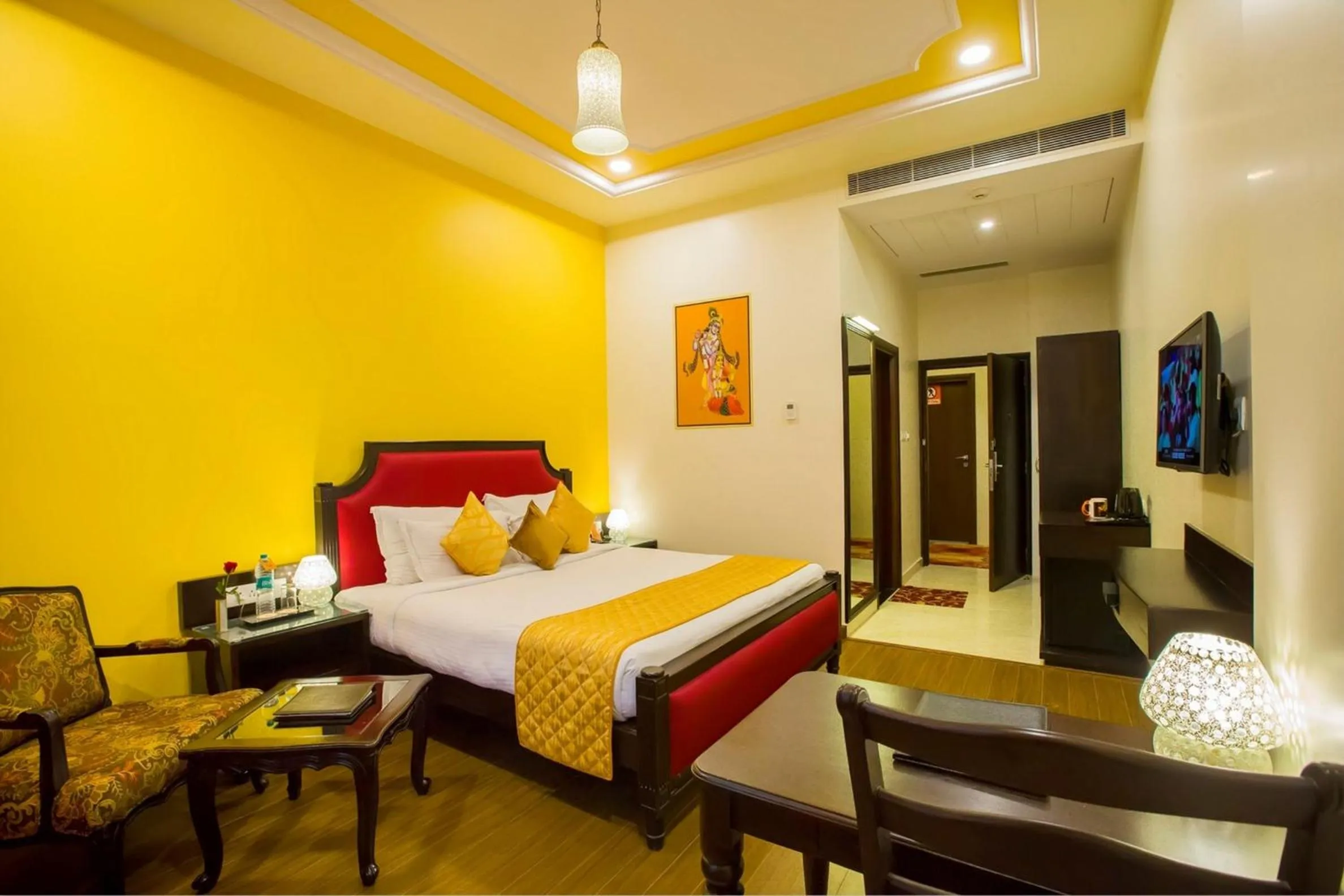 Bedroom, Bed in Kapish Smart - Hotel Jaipur City Centre