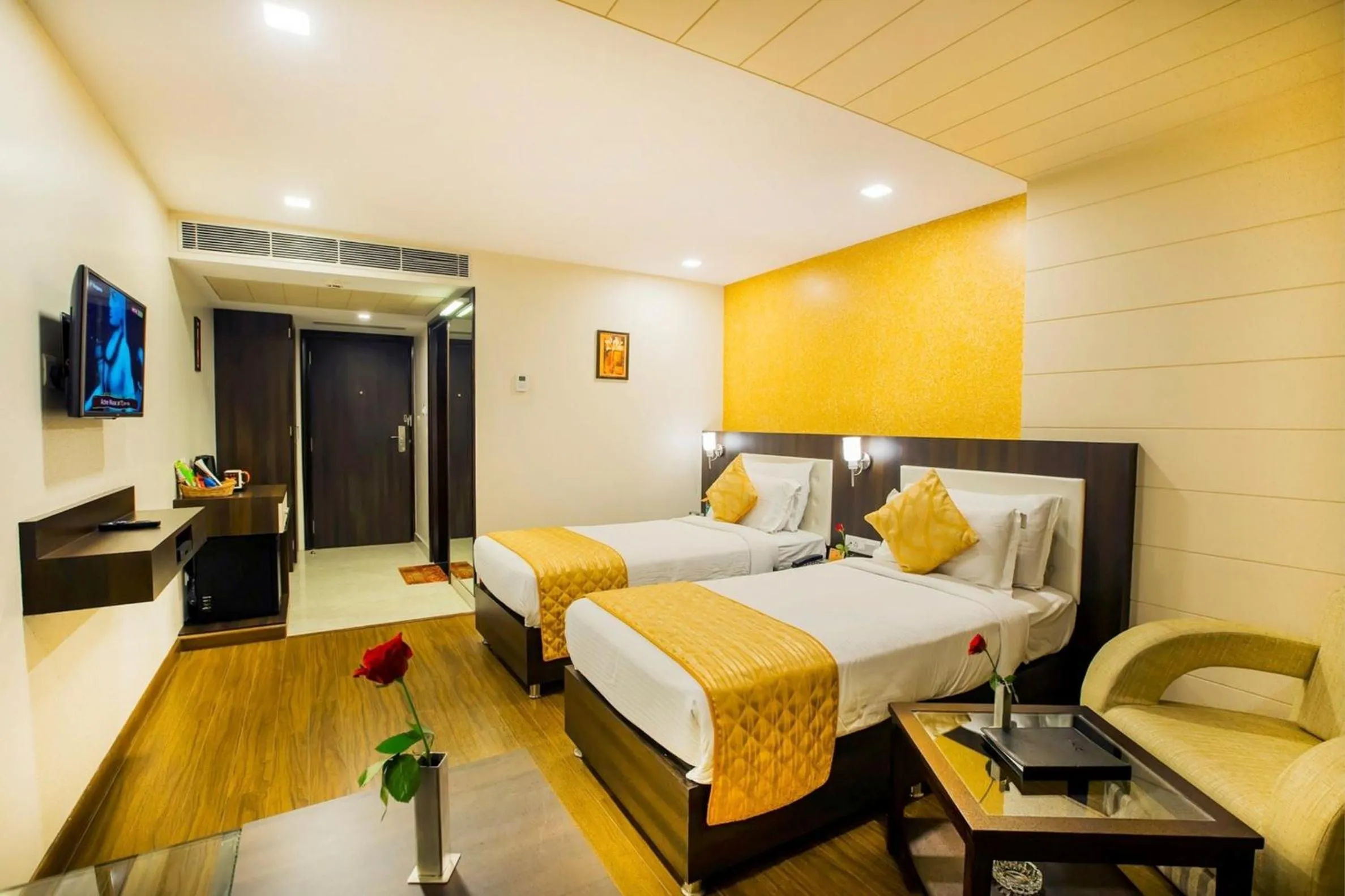 Bedroom, Bed in Kapish Smart - Hotel Jaipur City Centre