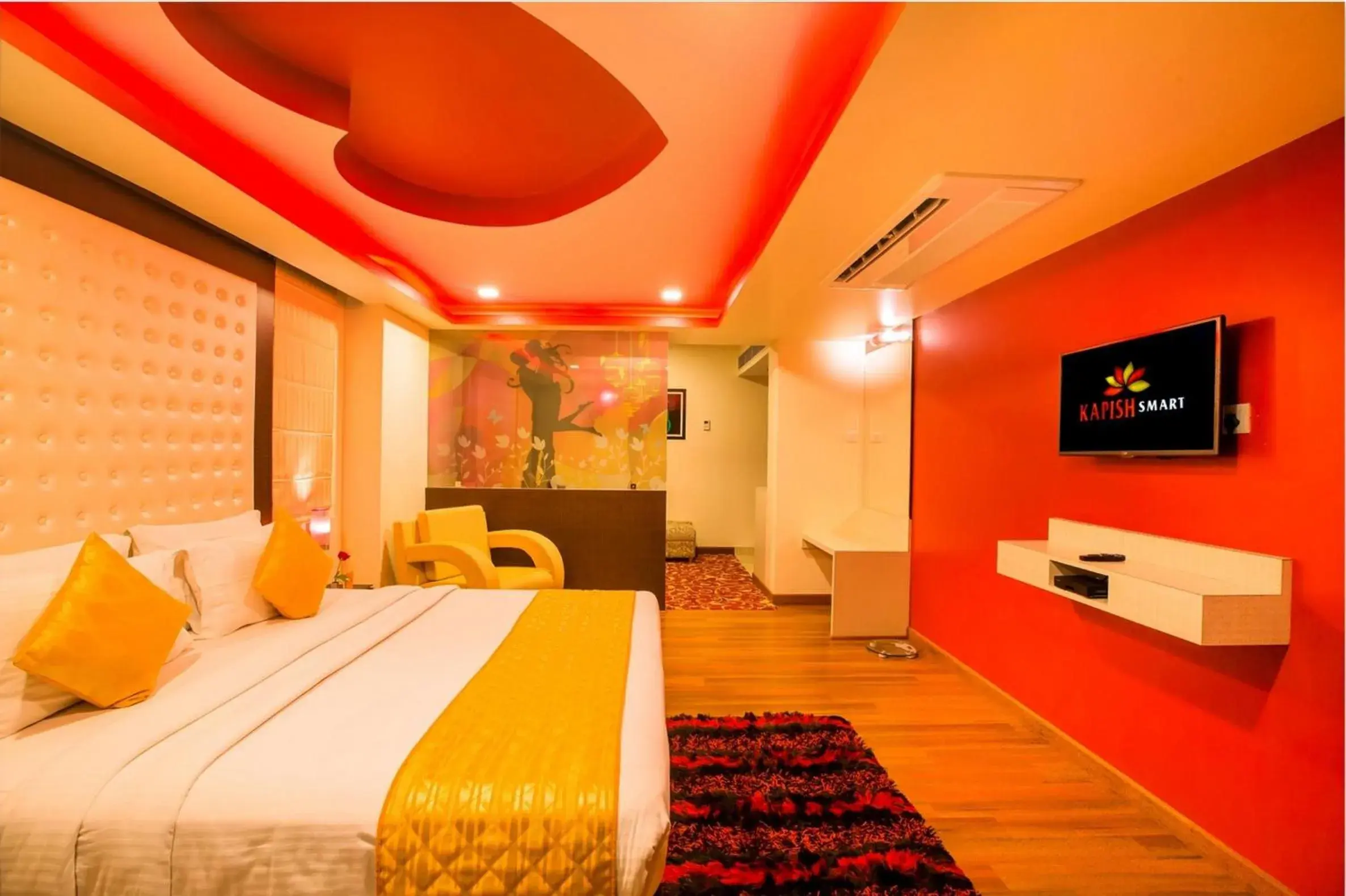 Bedroom, Bed in Kapish Smart - Hotel Jaipur City Centre Bedroom, Bed in Kapish Smart - Hotel Jaipur City Centre