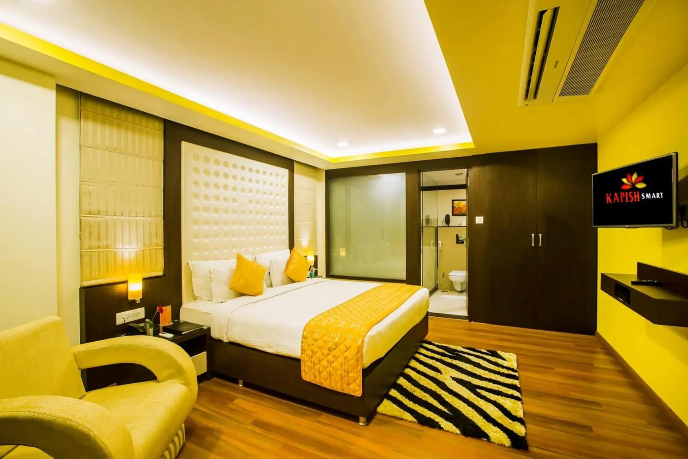 Bedroom, Bed in Kapish Smart - Hotel Jaipur City Centre Bedroom, Bed in Kapish Smart - Hotel Jaipur City Centre