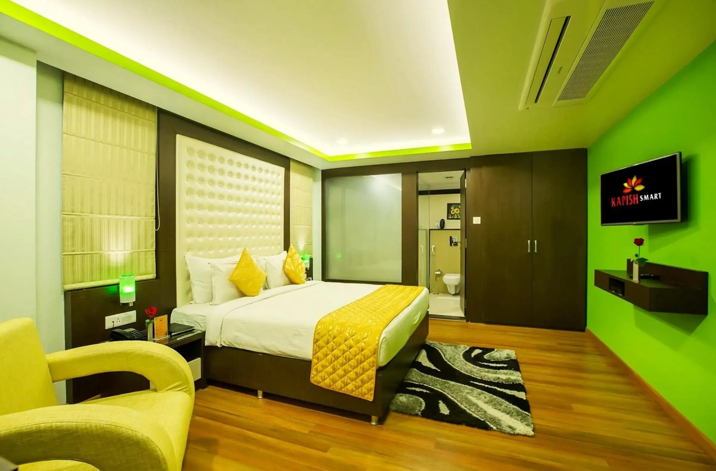 Bedroom, Bed in Kapish Smart - Hotel Jaipur City Centre Bedroom, Bed in Kapish Smart - Hotel Jaipur City Centre