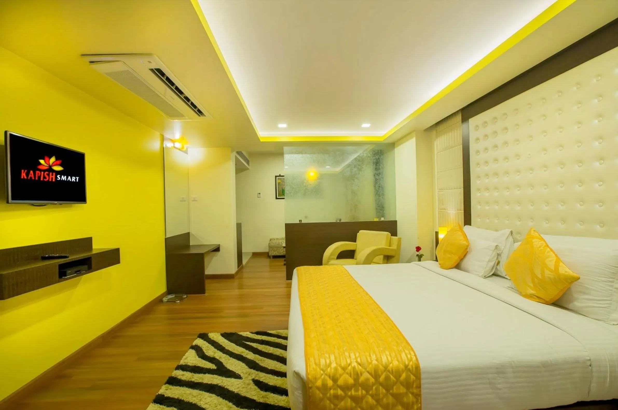 Bedroom, Bed in Kapish Smart - Hotel Jaipur City Centre