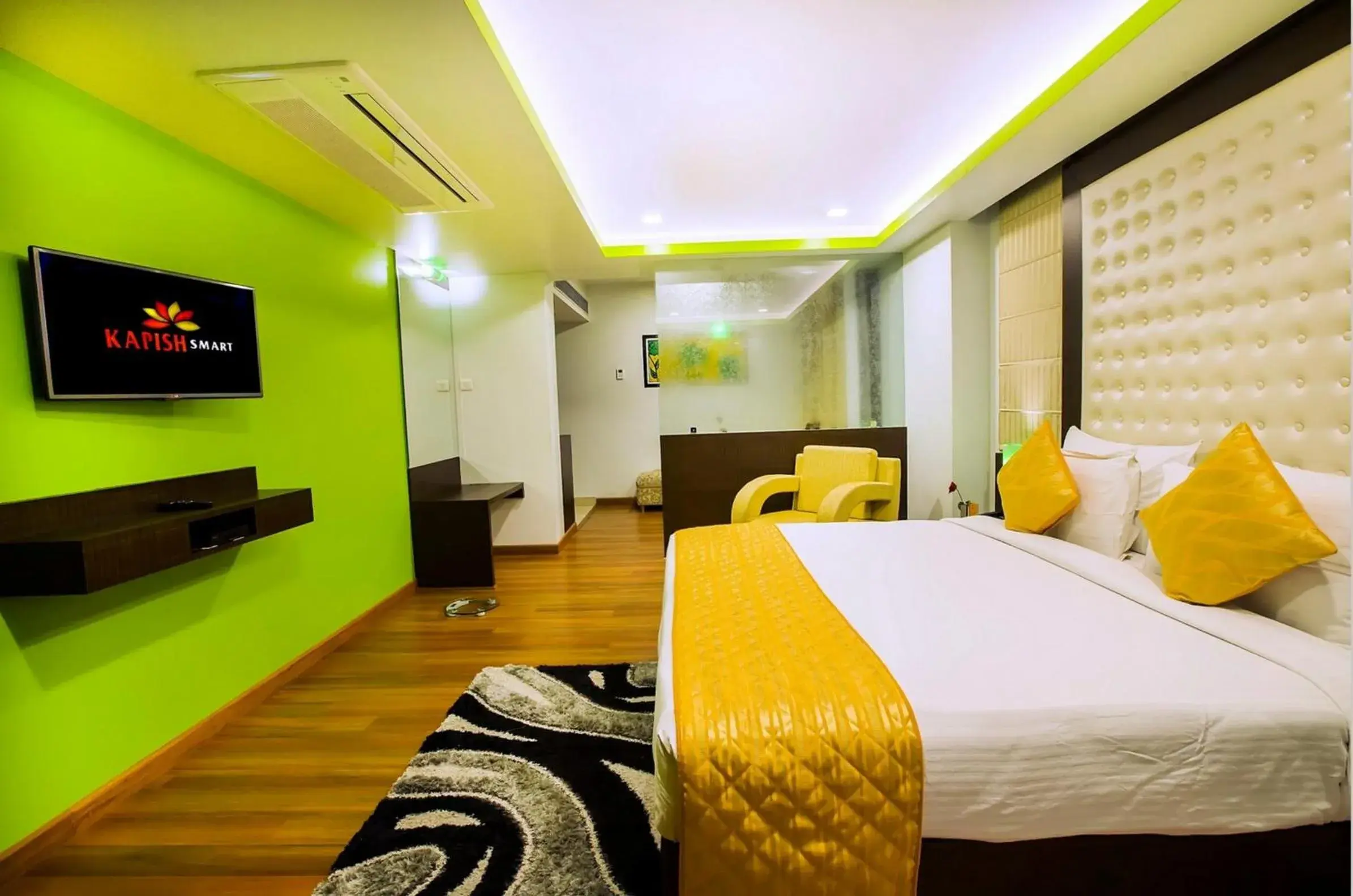 Bedroom, Bed in Kapish Smart - Hotel Jaipur City Centre Bedroom, Bed in Kapish Smart - Hotel Jaipur City Centre