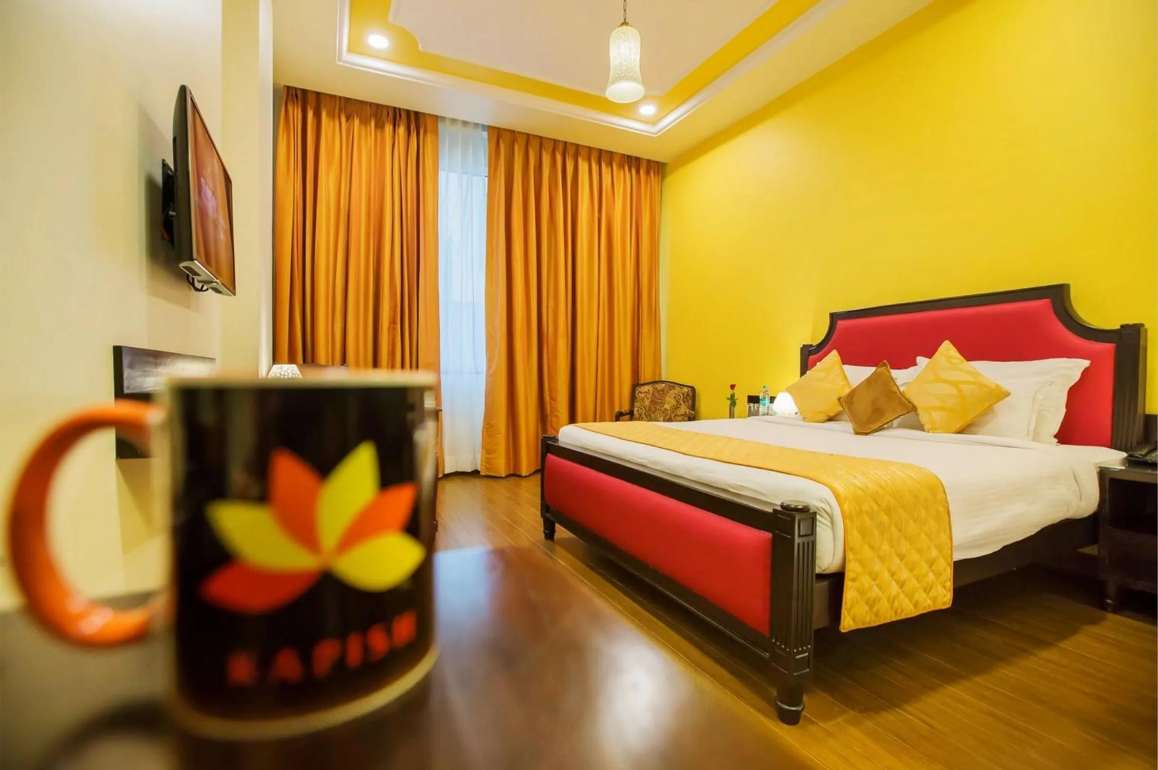 Bedroom, Bed in Kapish Smart - Hotel Jaipur City Centre