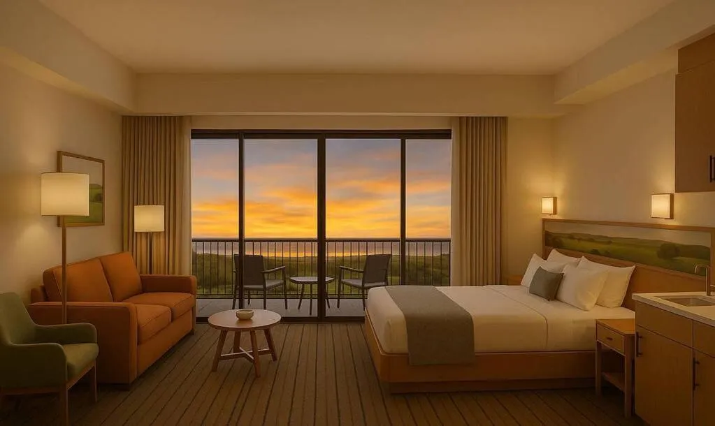 View (from property/room), Bed in Appellation Healdsburg