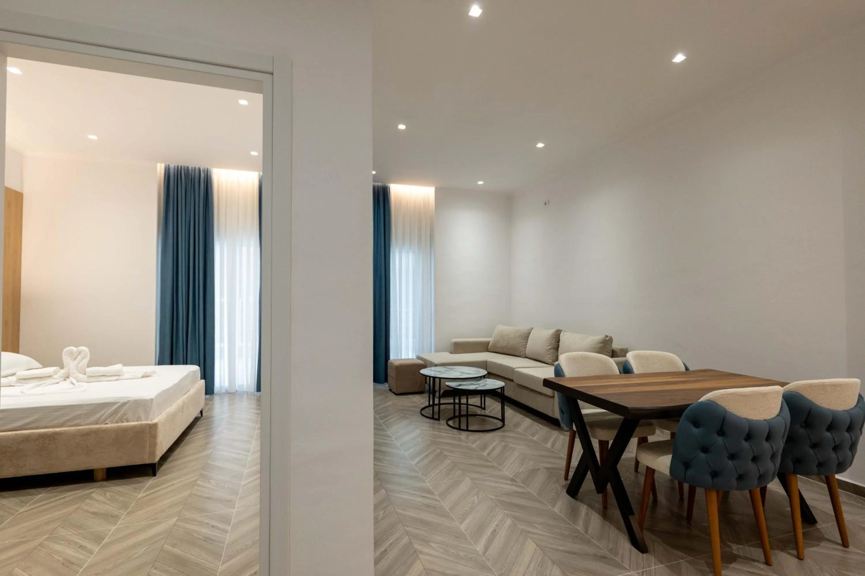 Bed in Regal Luxury Apartments