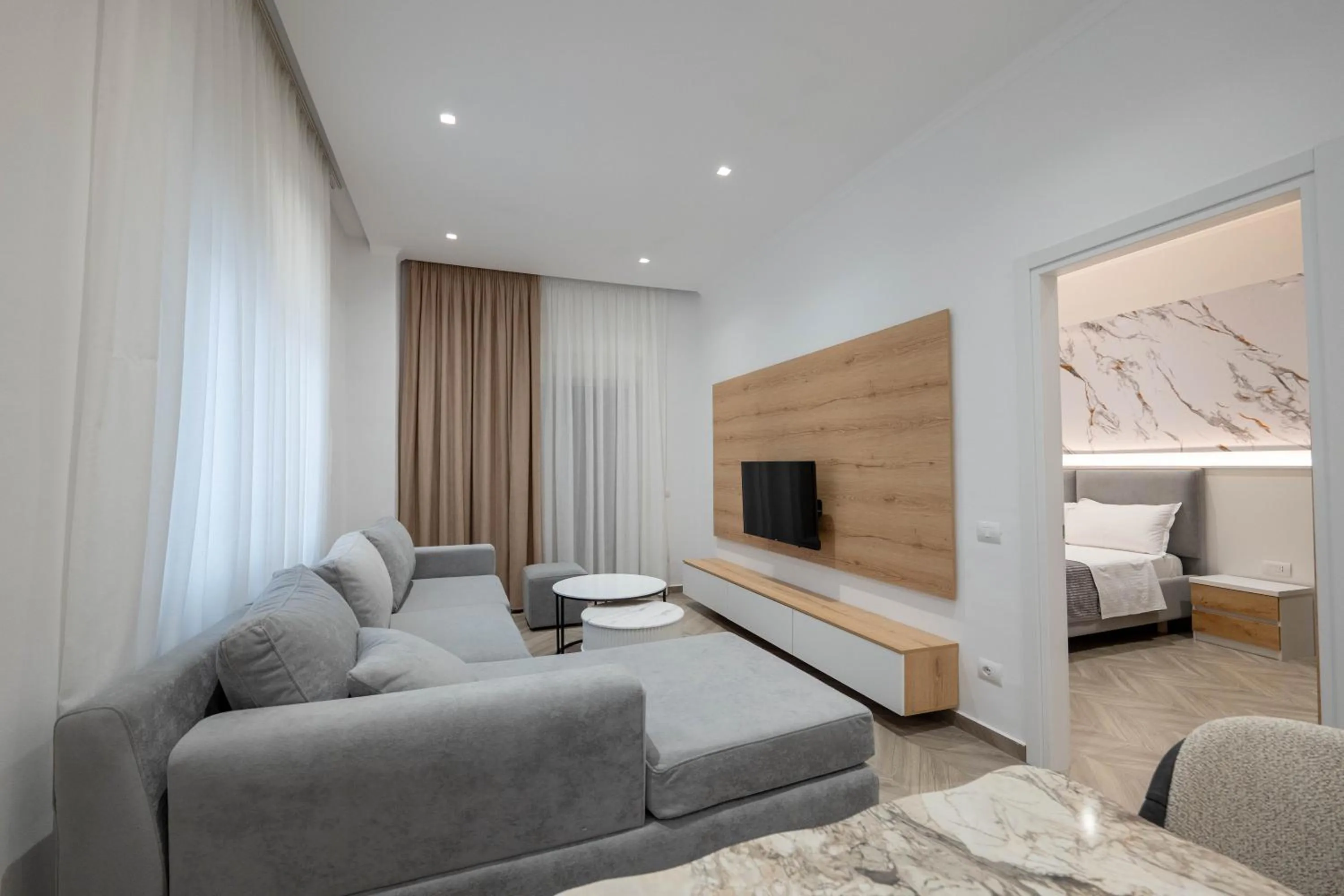 Bed in Regal Luxury Apartments