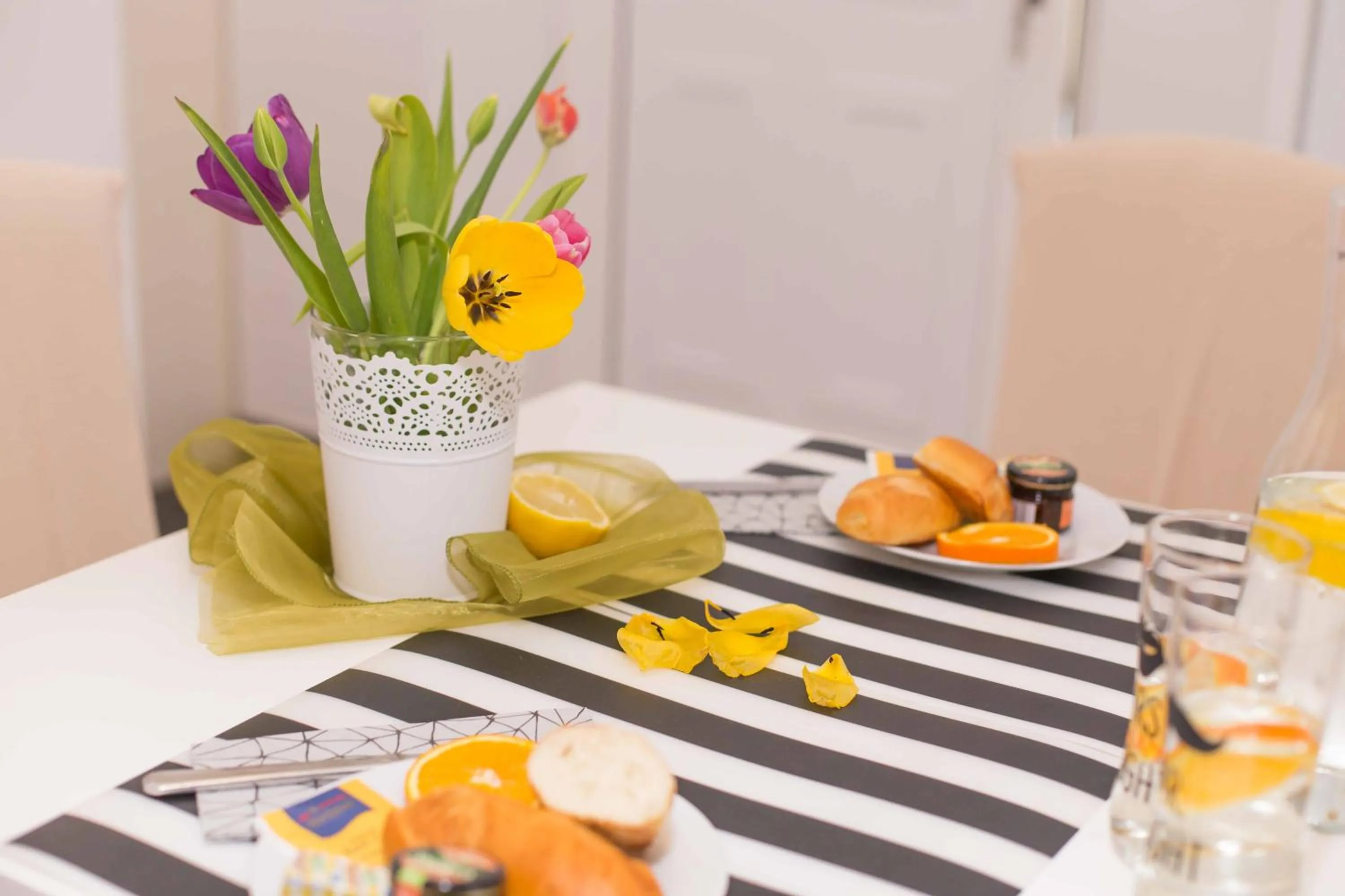 Food and drinks in Red Valentino Apartment