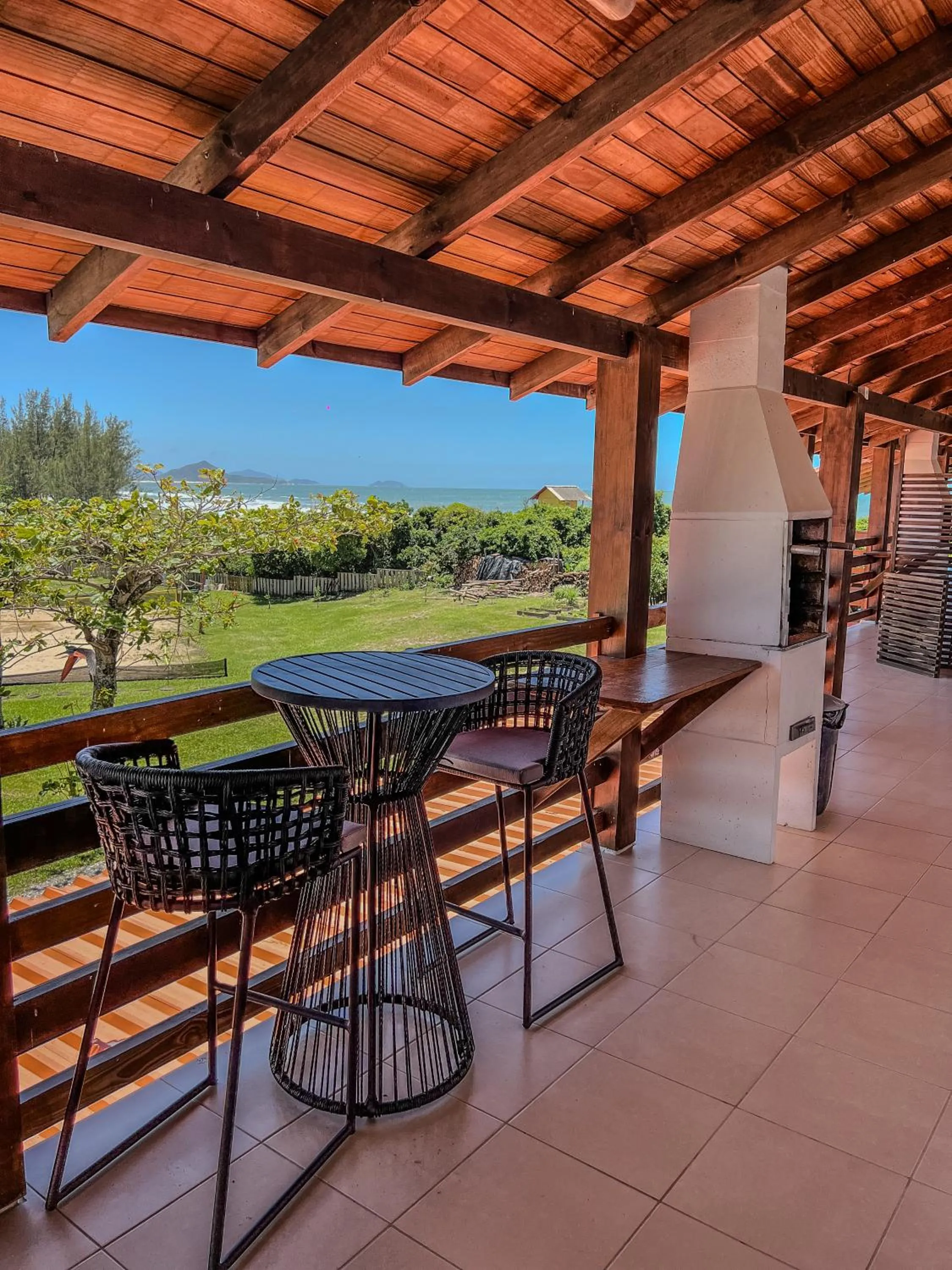 Patio in Gamboa Luna y Sol Apart-Hotel
