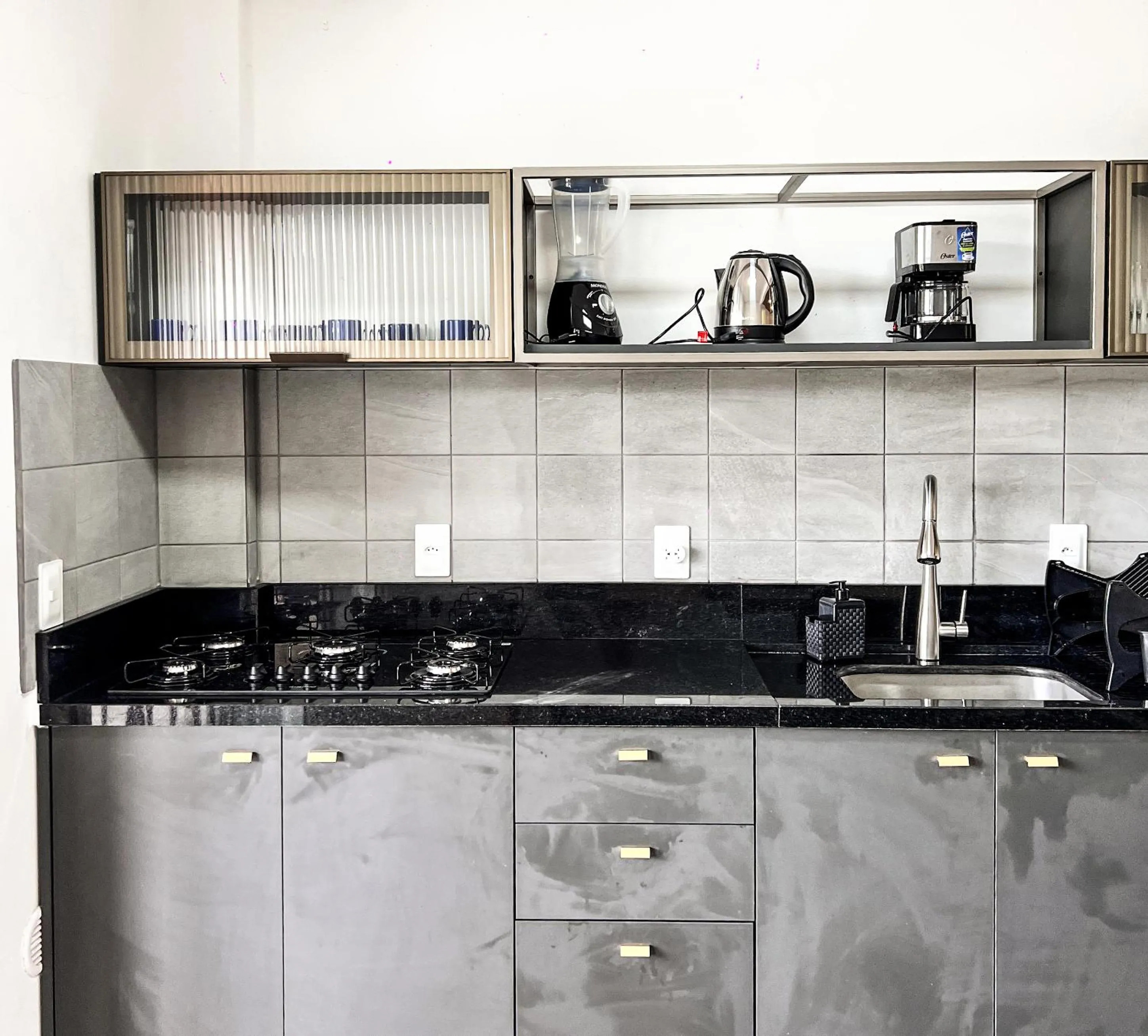 Kitchen or kitchenette in Gamboa Luna y Sol Apart-Hotel