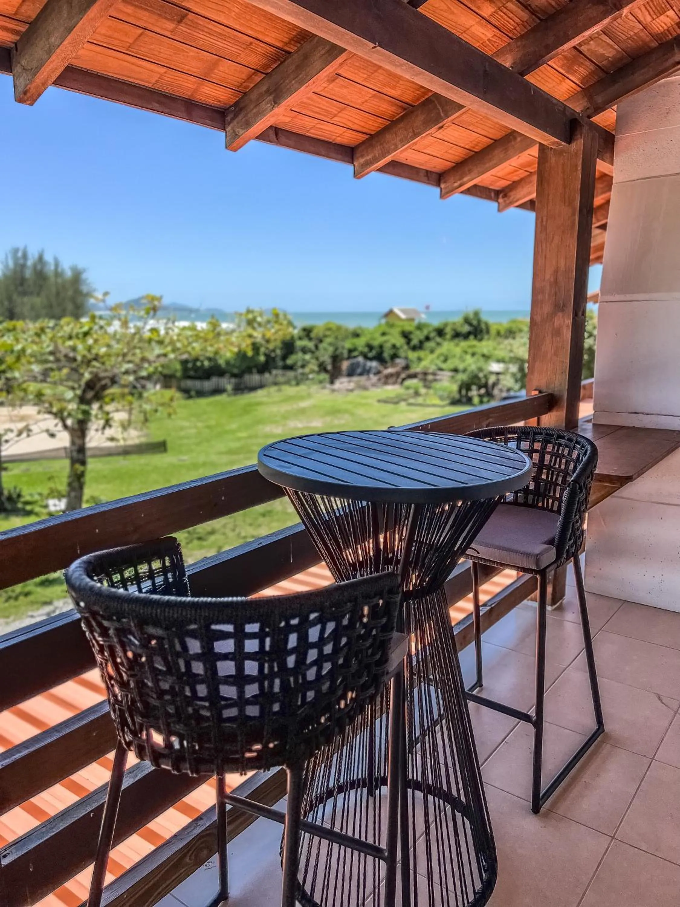 Patio in Gamboa Luna y Sol Apart-Hotel